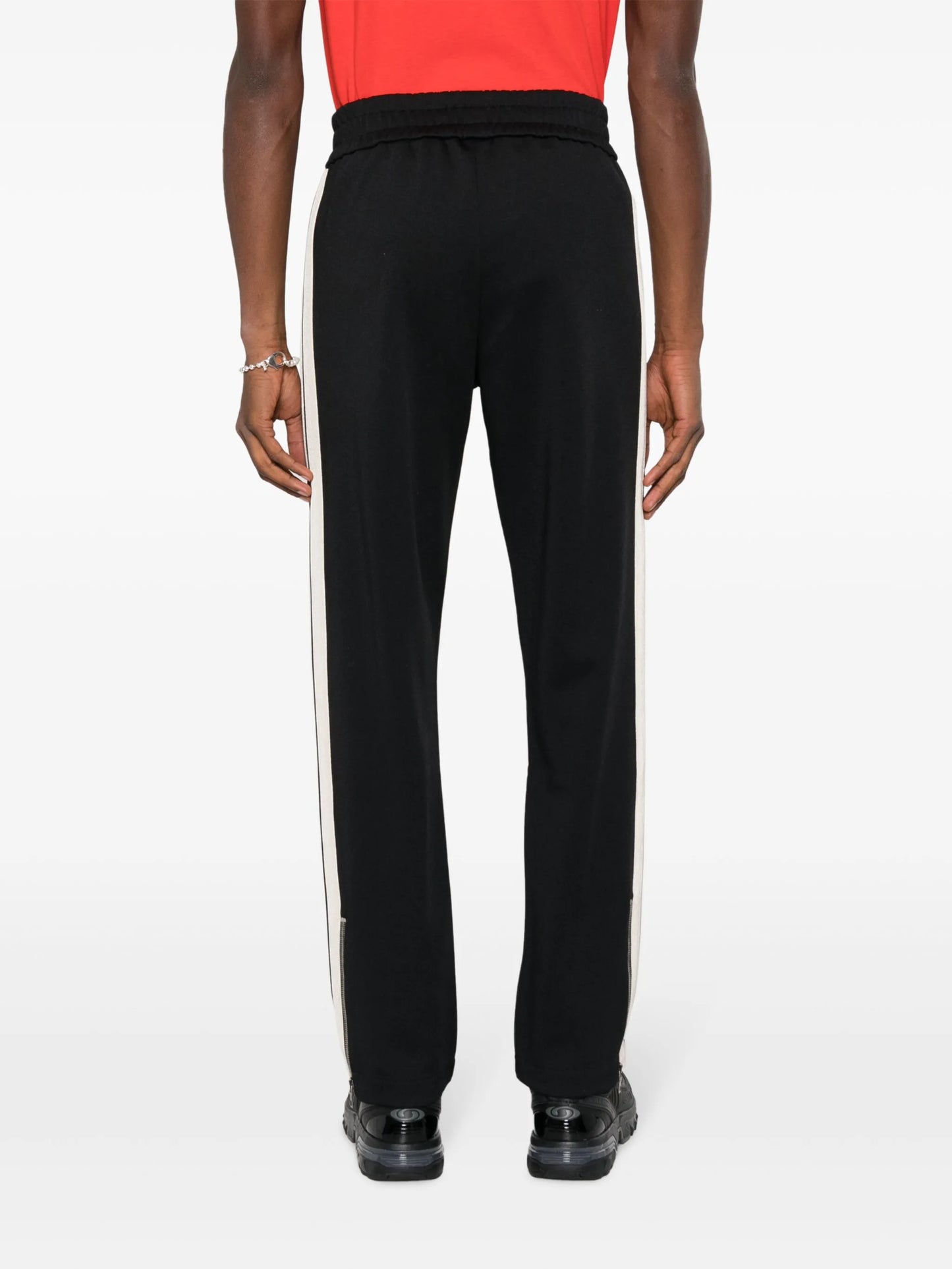 side-stripe logo-detail trousers