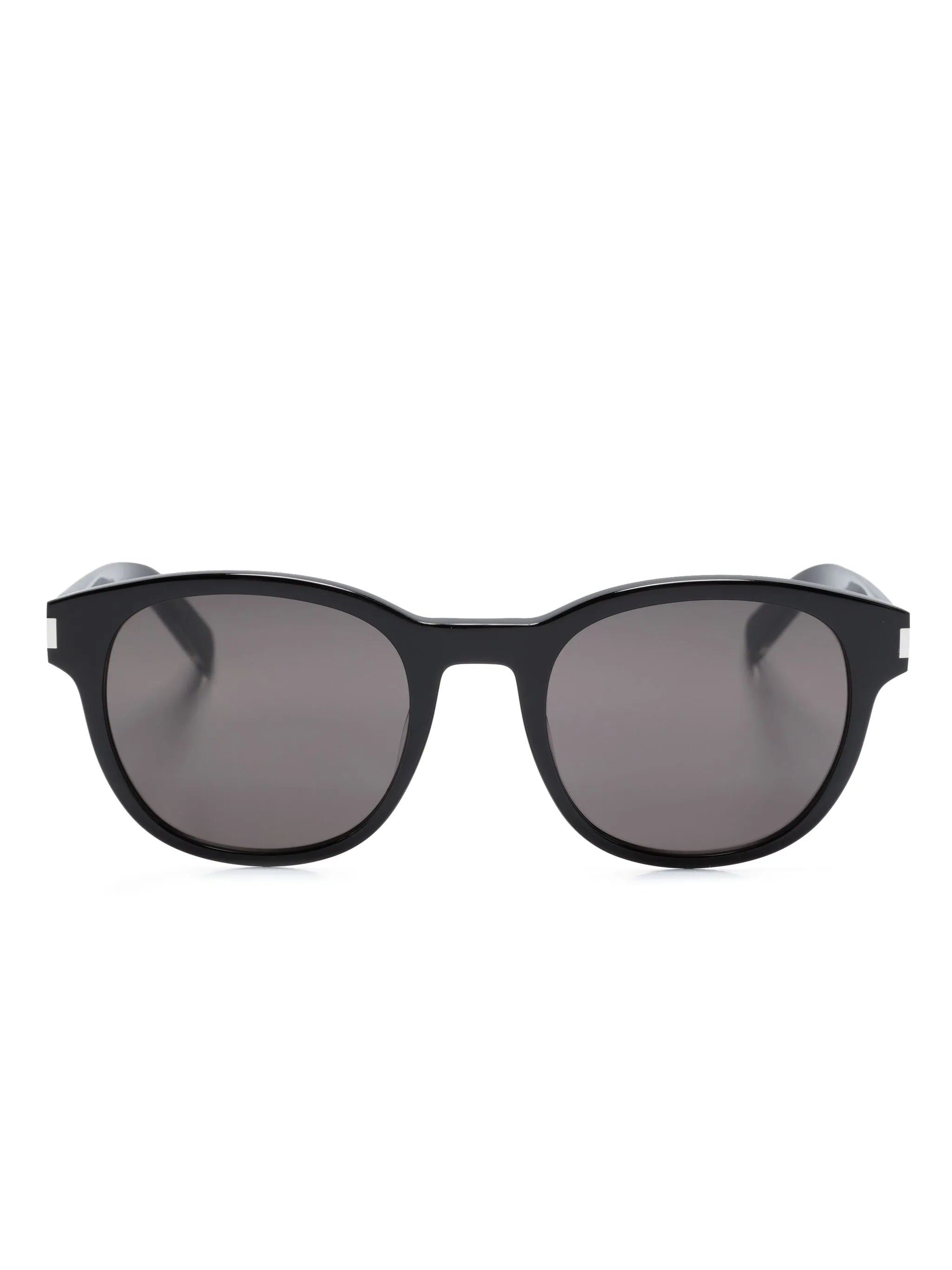 logo-engraved square-frame sunglasses