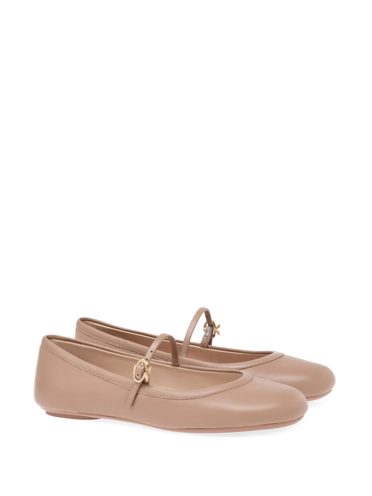 Carla leather ballerina shoes