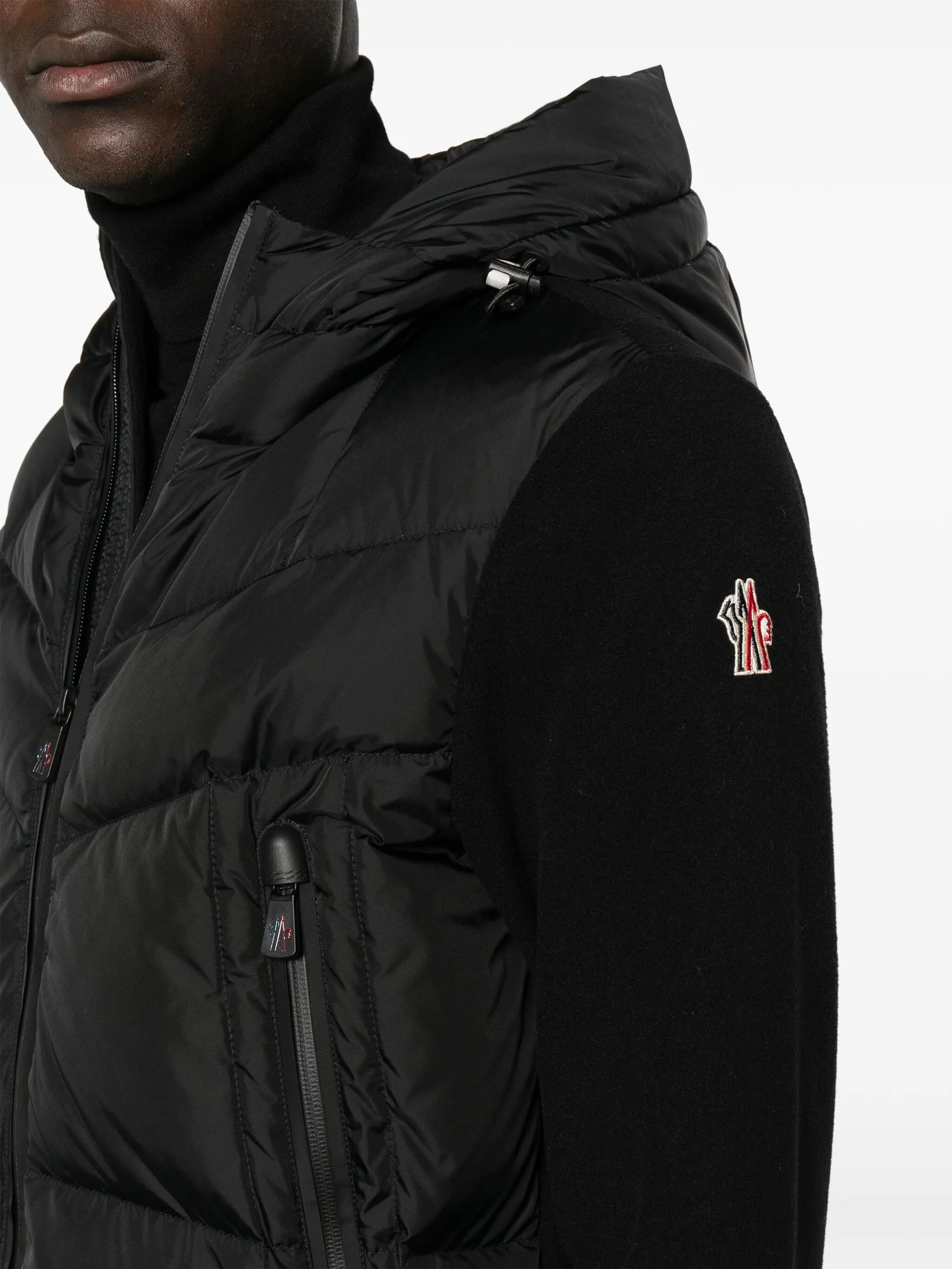 quilted hooded jacket