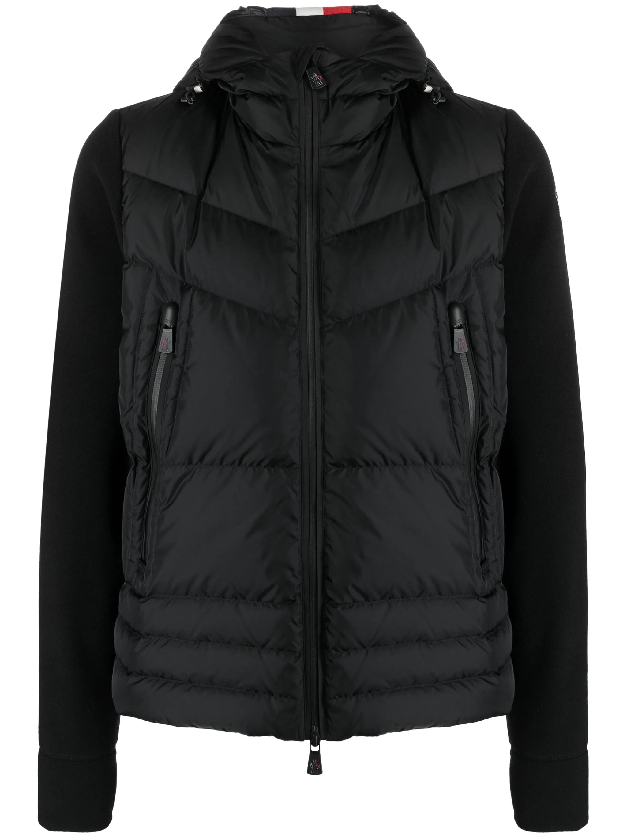 quilted hooded jacket
