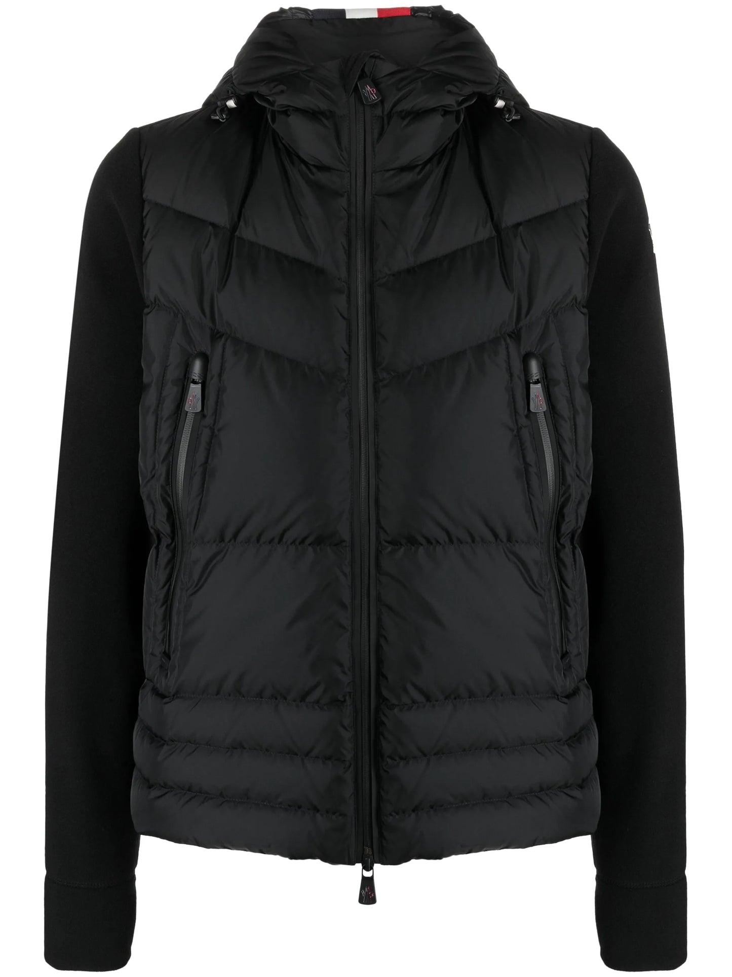 quilted hooded jacket