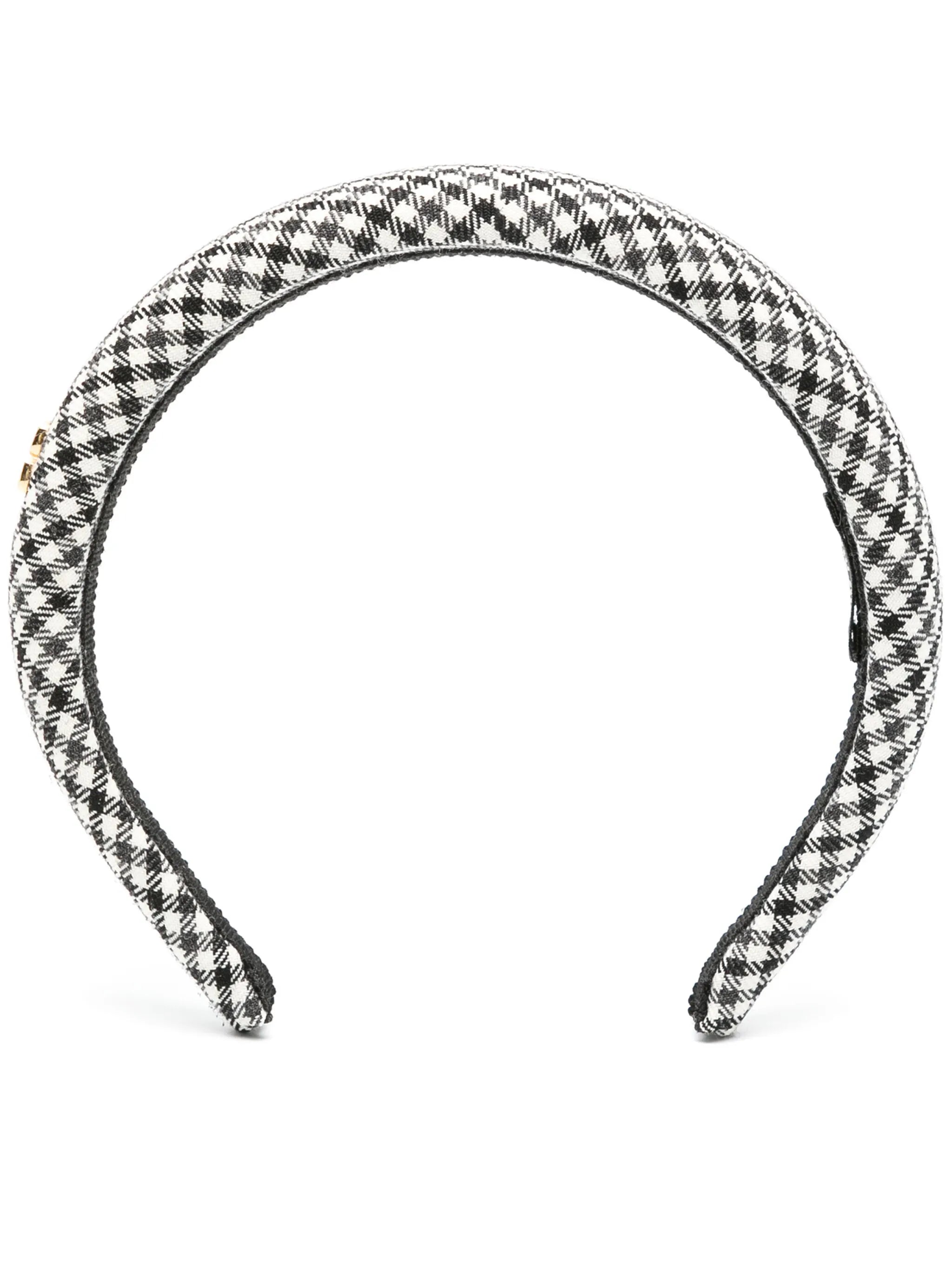 gingham check headband