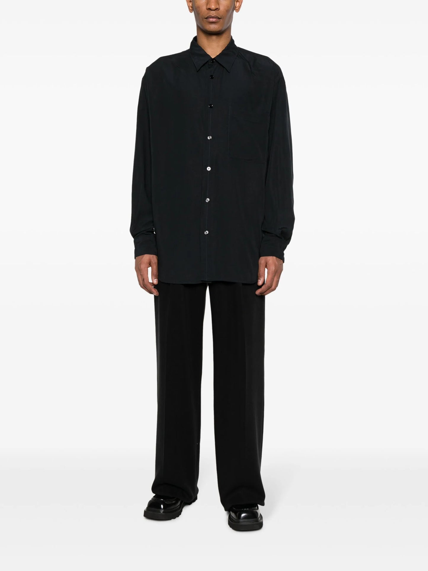 lyocell-satin shirt