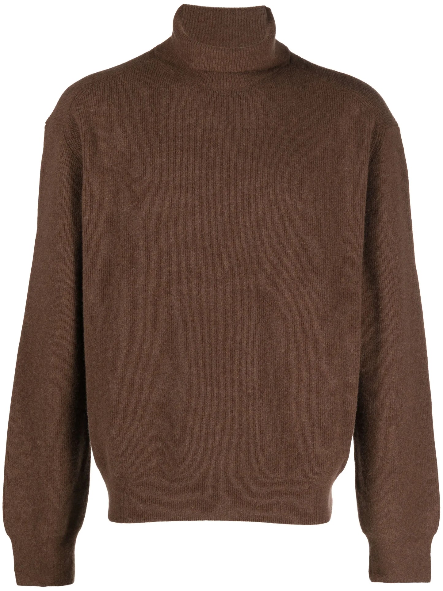 ribbed roll-neck jumper