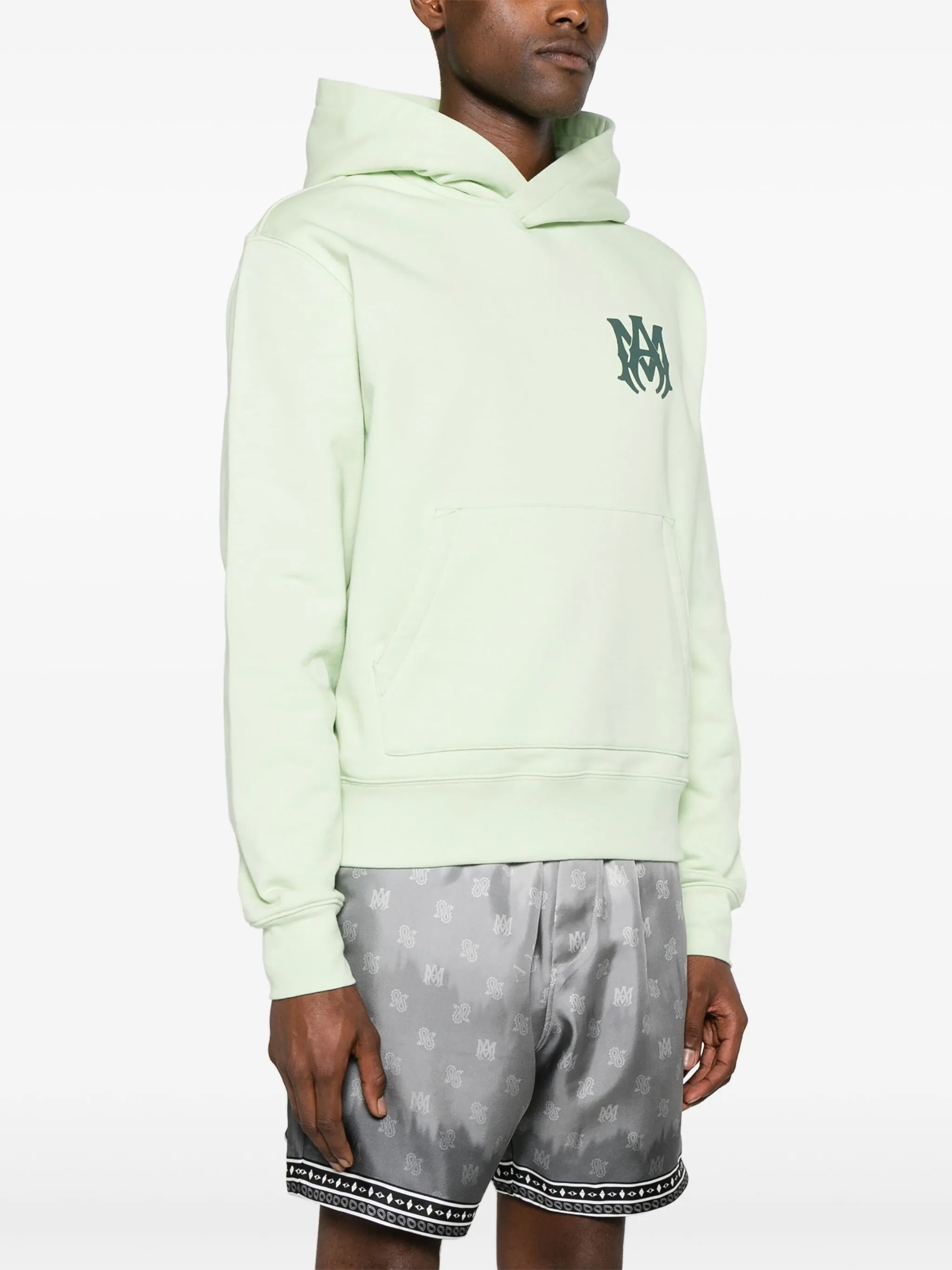 MA rubberised-logo hoodie