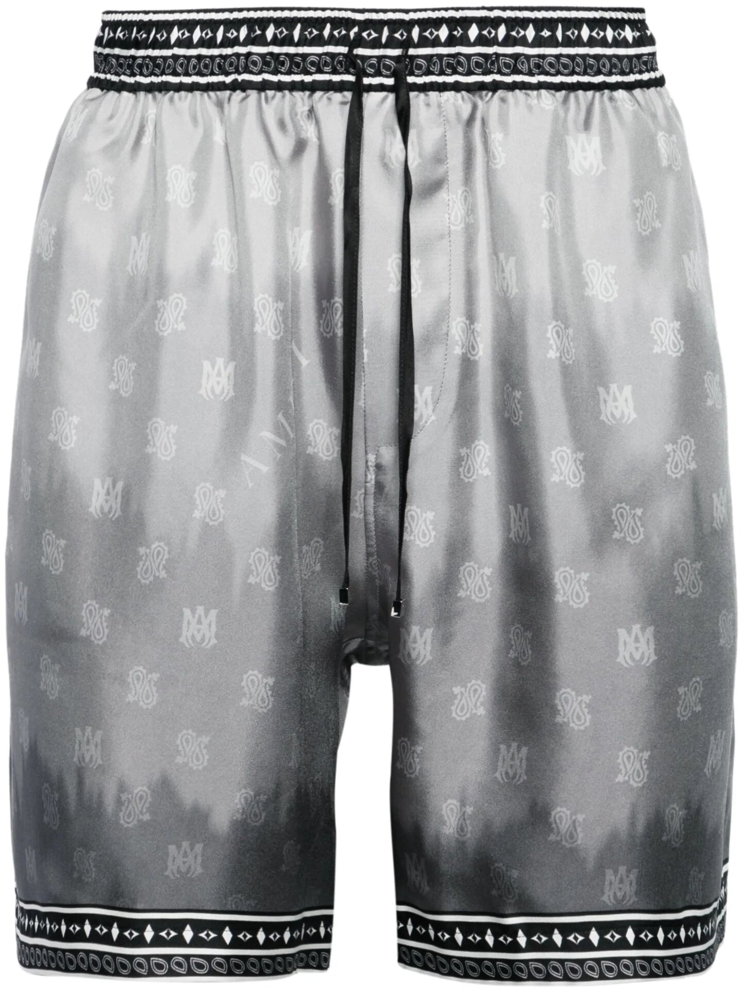 MA paisley-print silk shorts