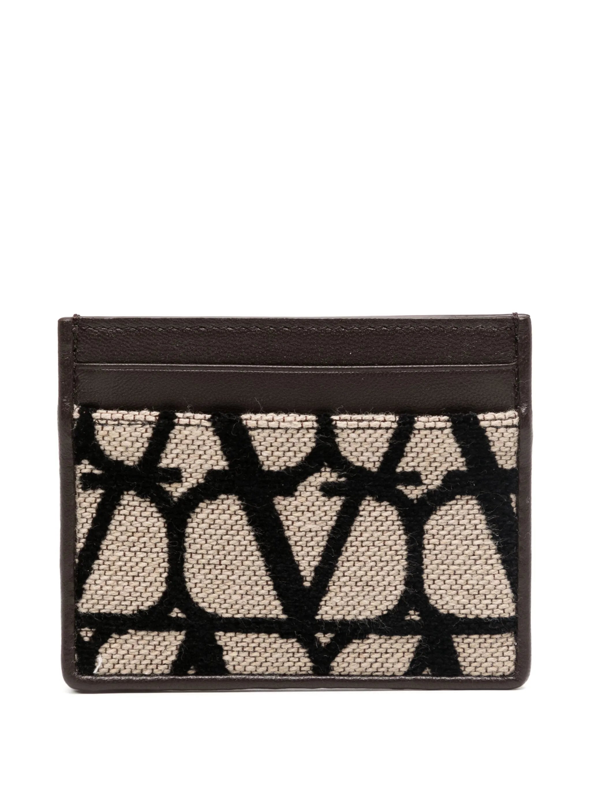 Toile Iconographe pebbled cardholder