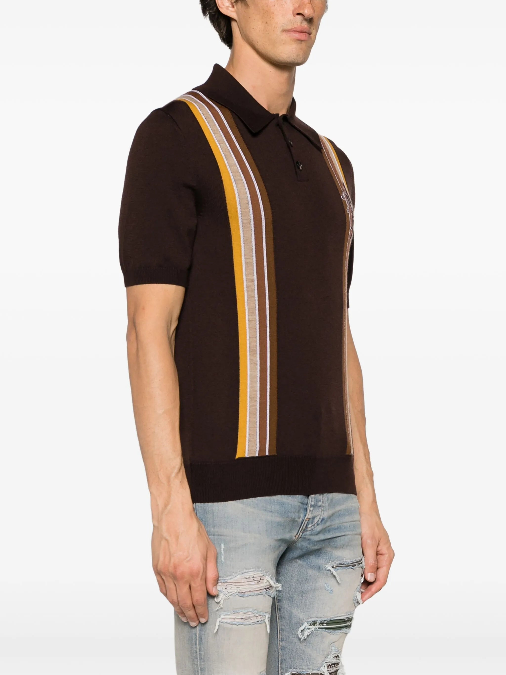 Stack Stripe polo shirt