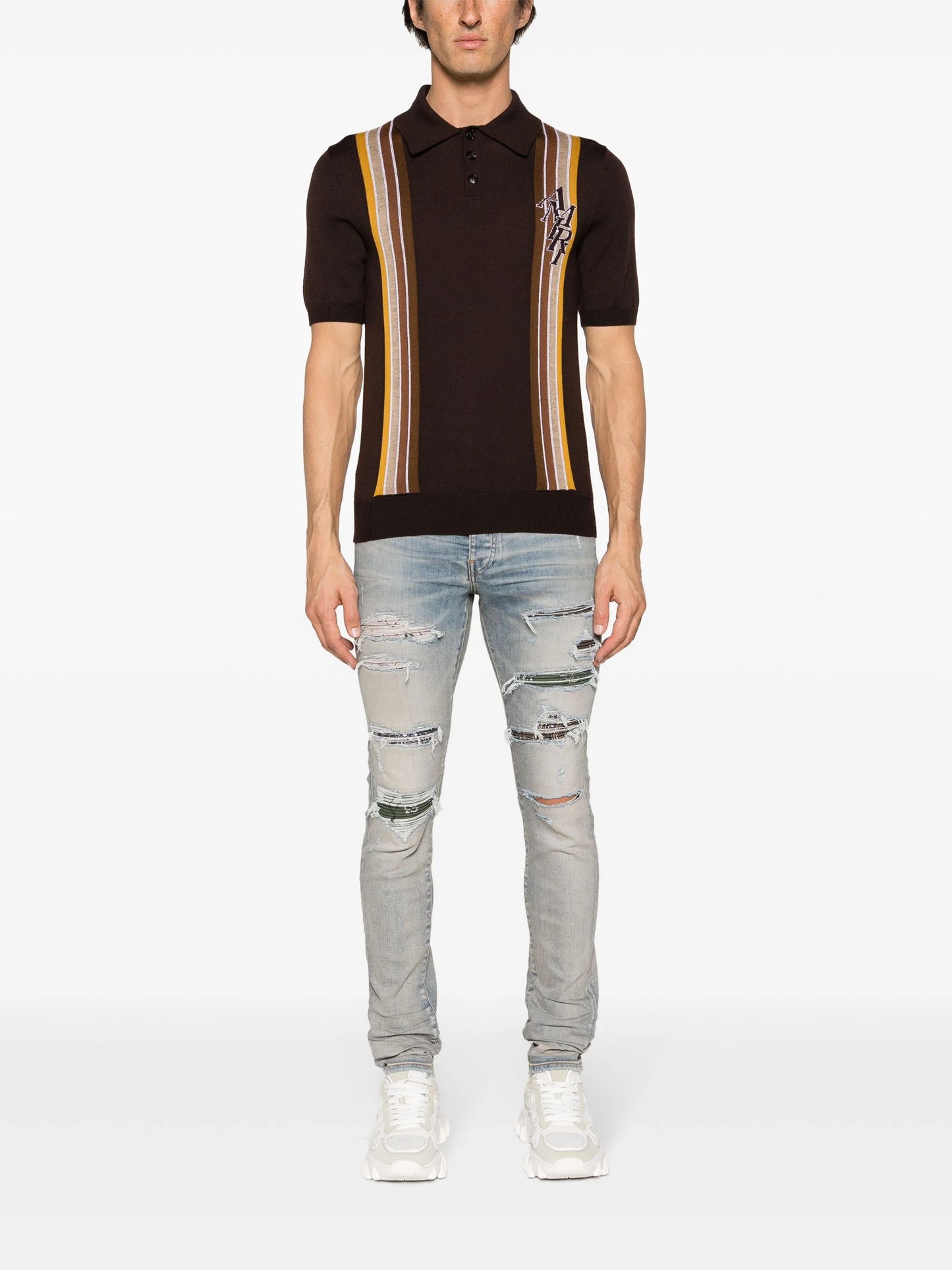 Stack Stripe polo shirt