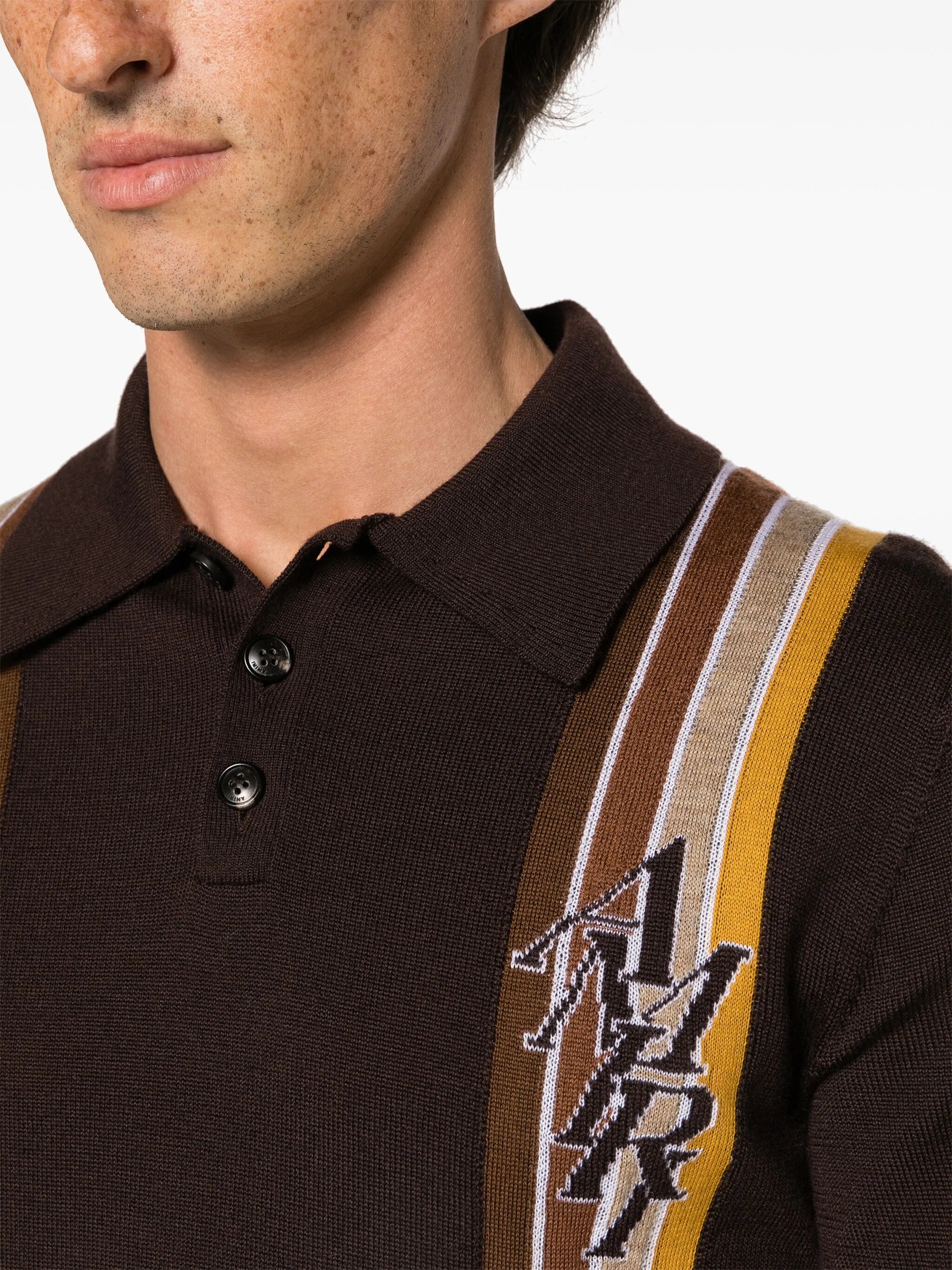 Stack Stripe polo shirt