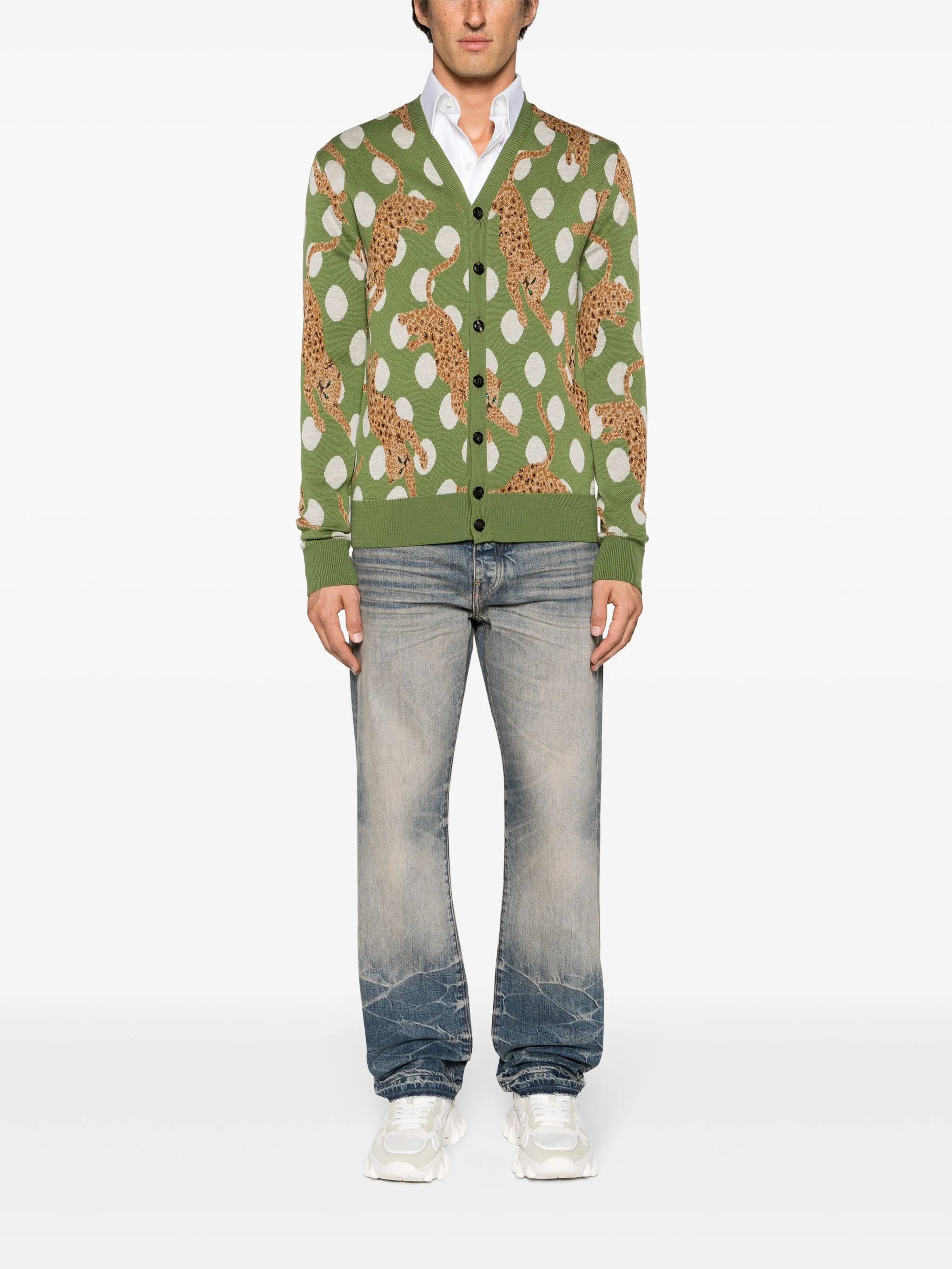 Release-hem straight-leg jeans