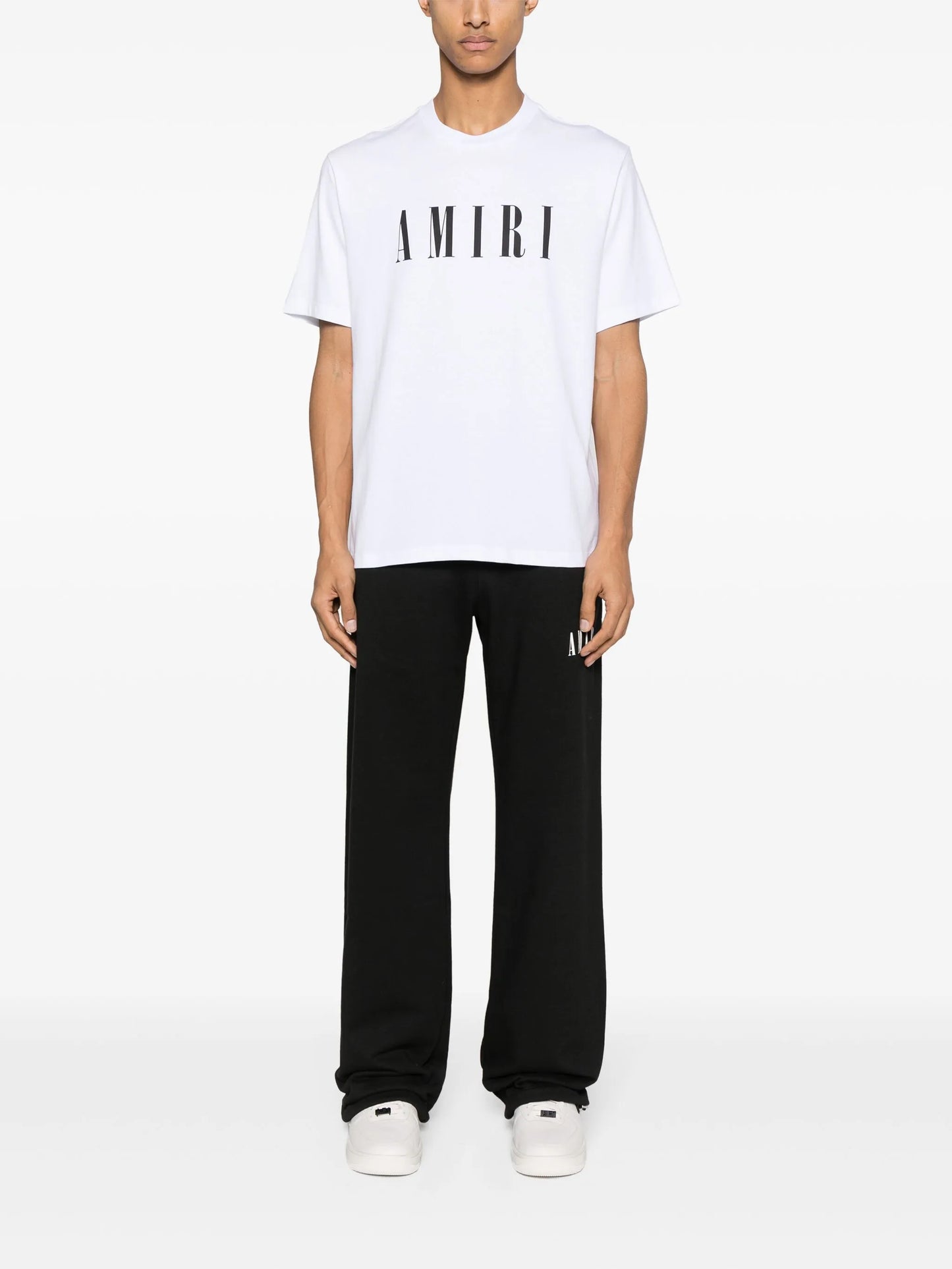 Core logo-print wide-leg track pants