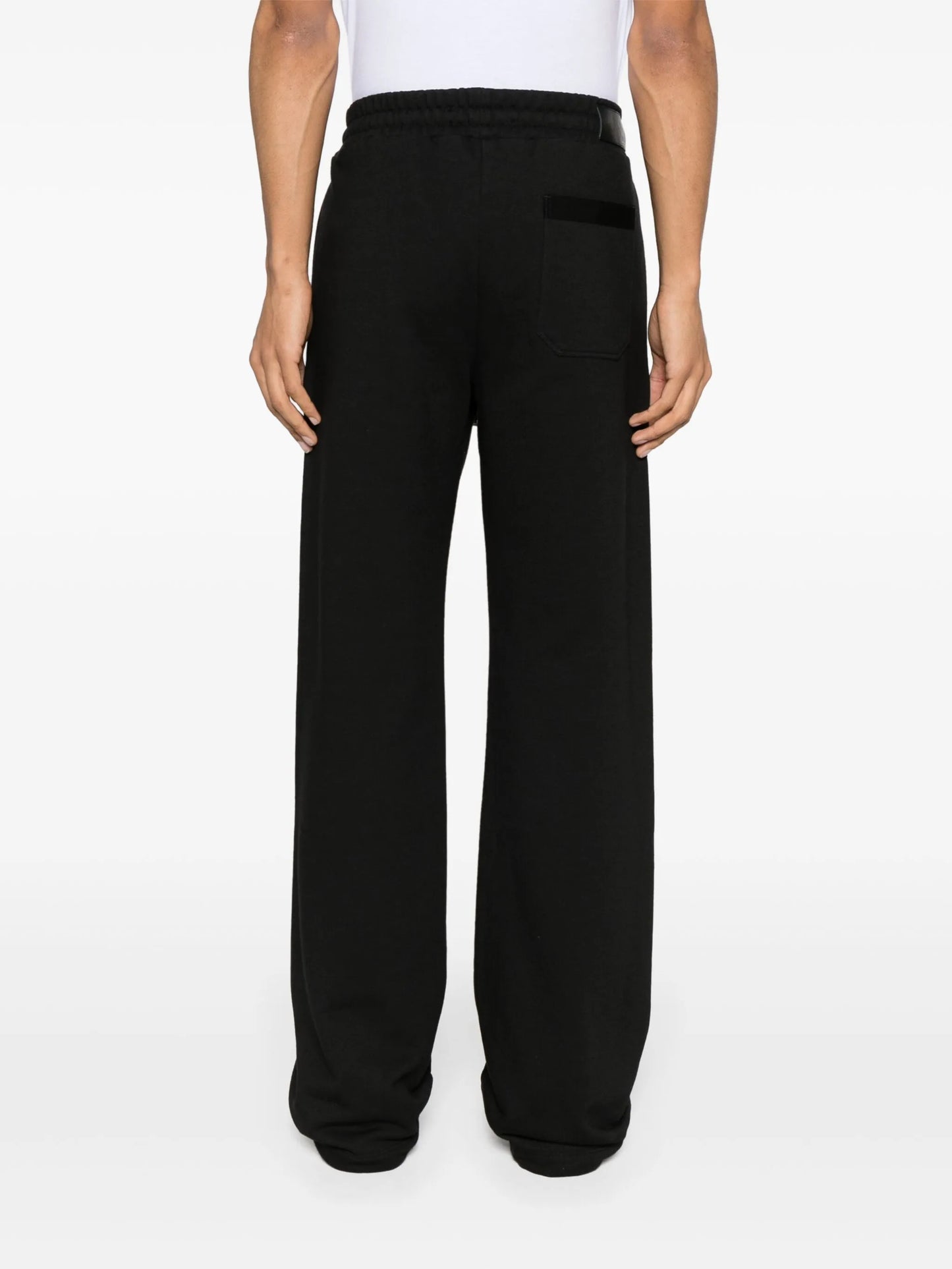 Core logo-print wide-leg track pants
