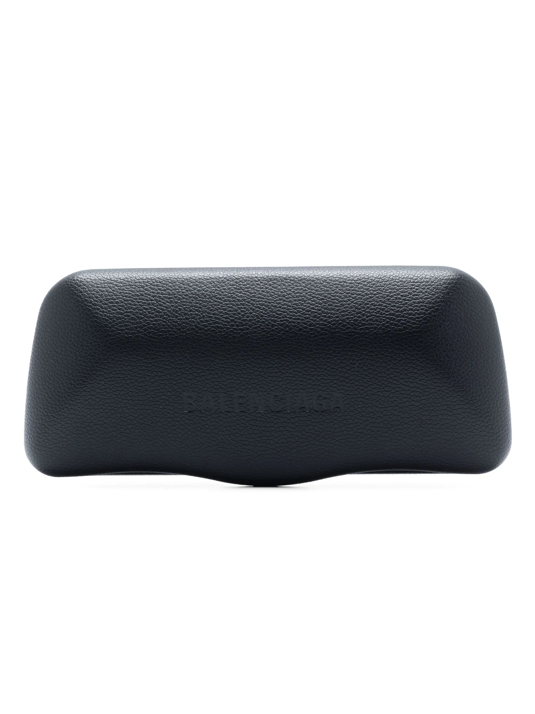 logo-print square-frame sunglasses