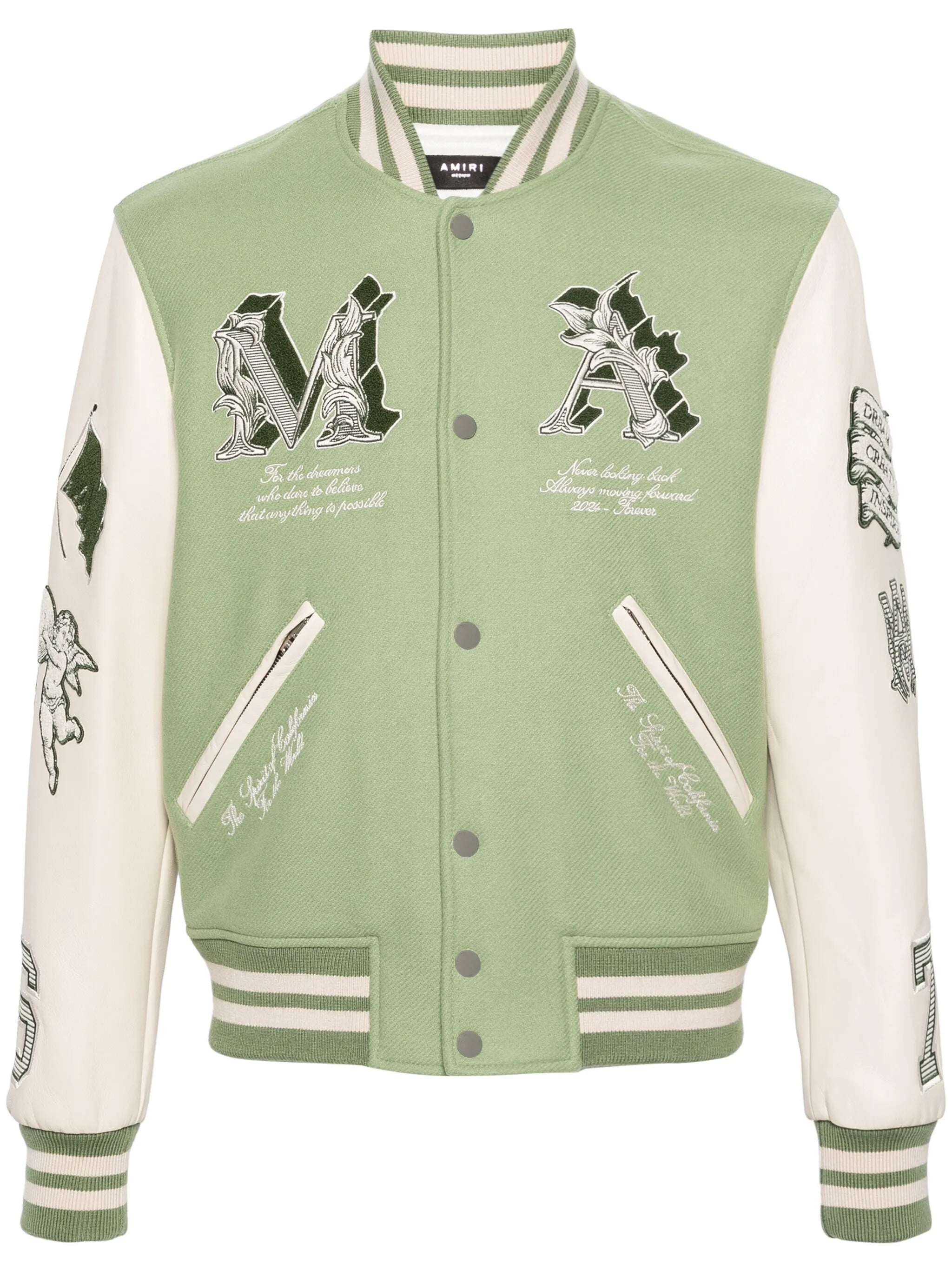MA Angel varsity jacket