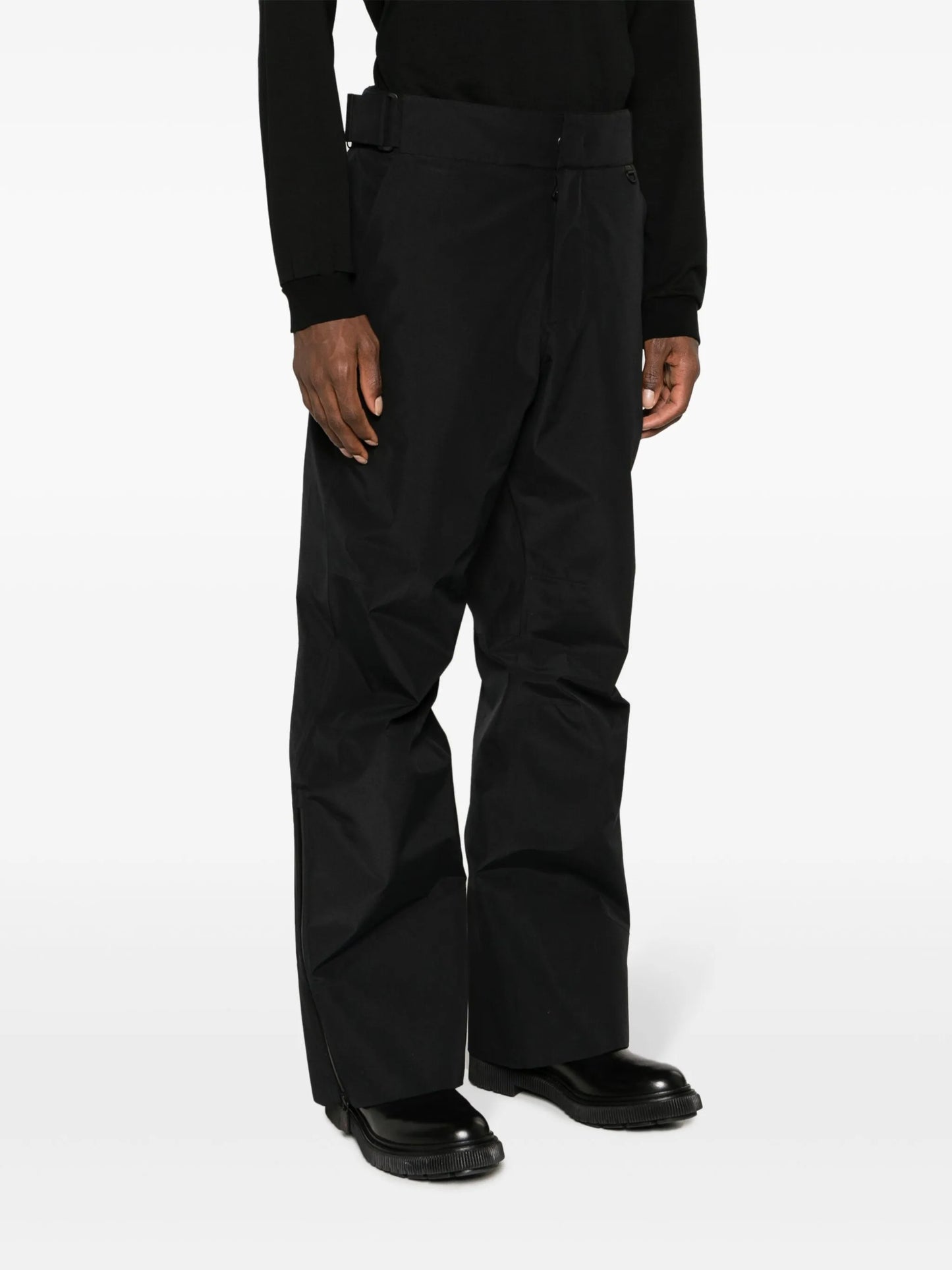 belted ski trousers