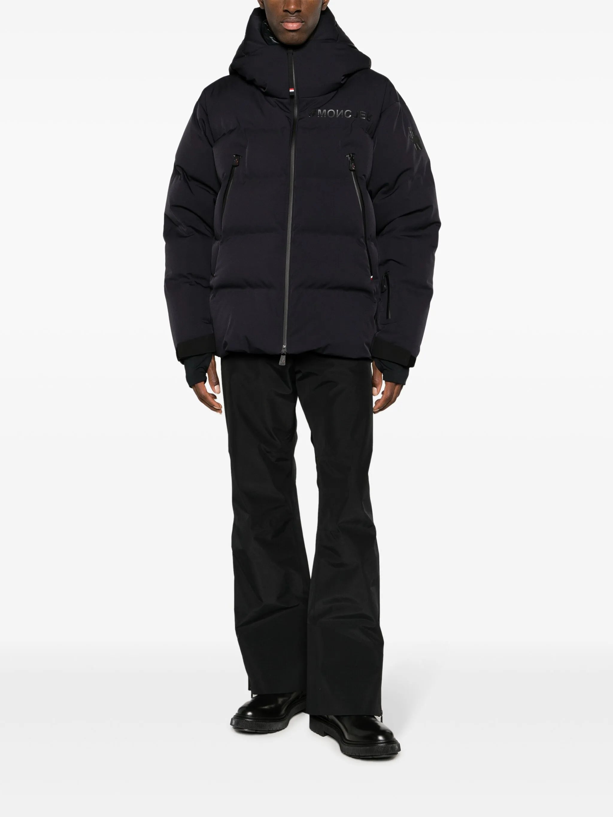 belted ski trousers