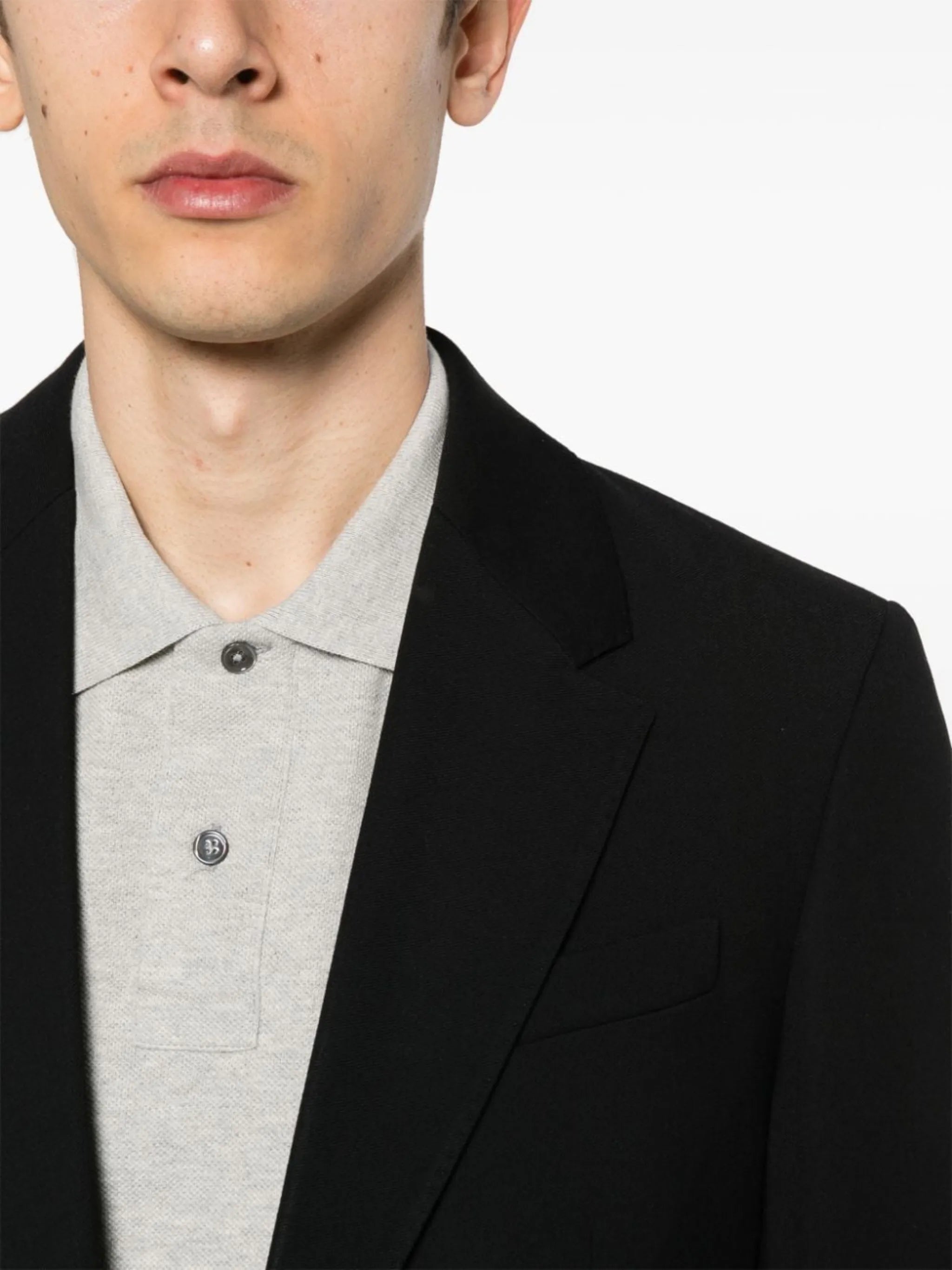 single-breasted blazer