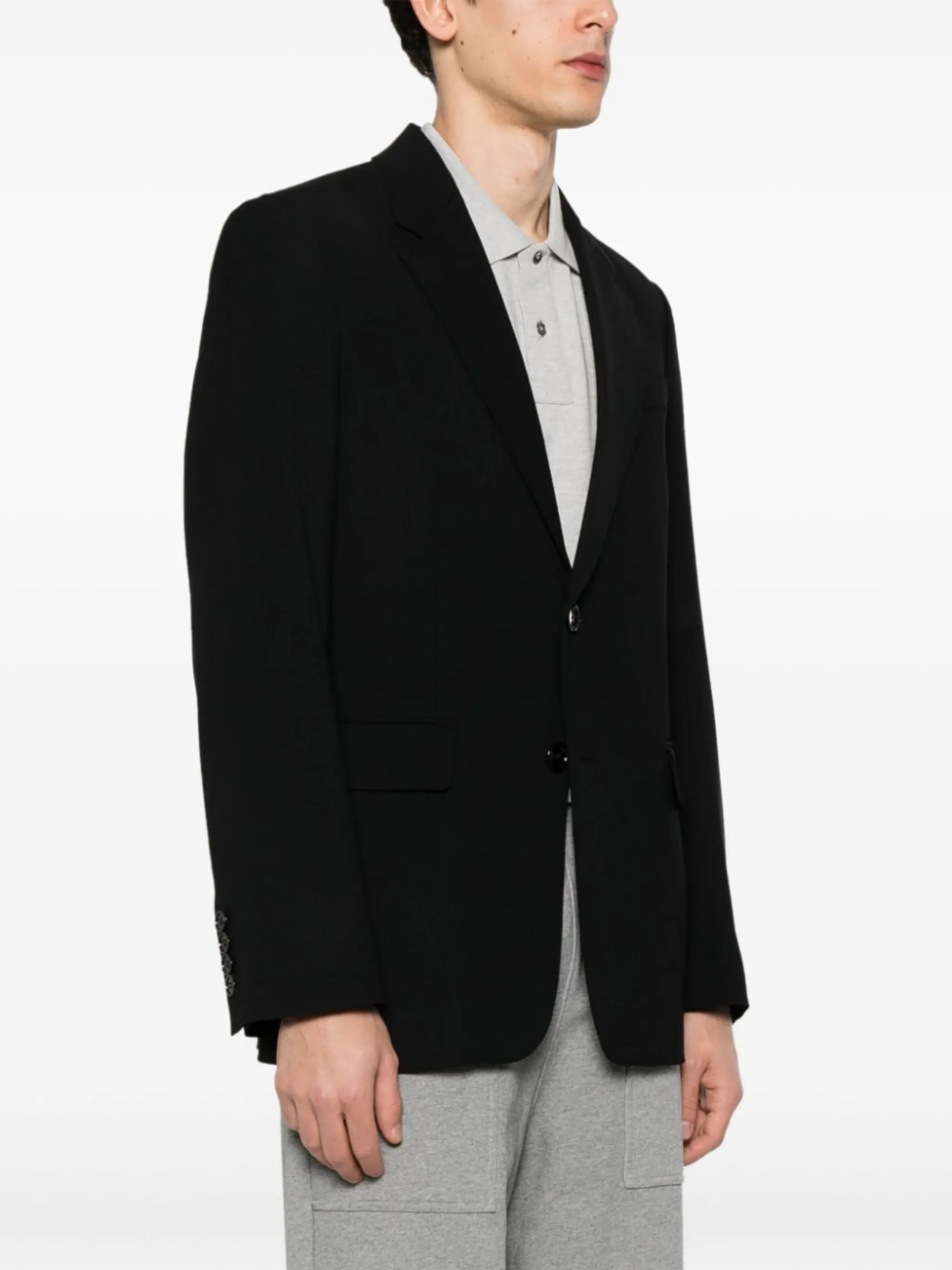 single-breasted blazer