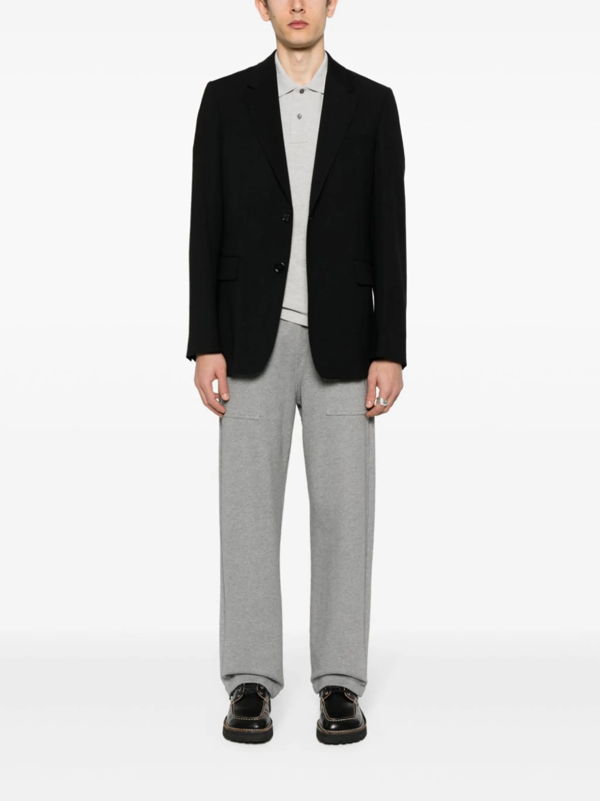 single-breasted blazer