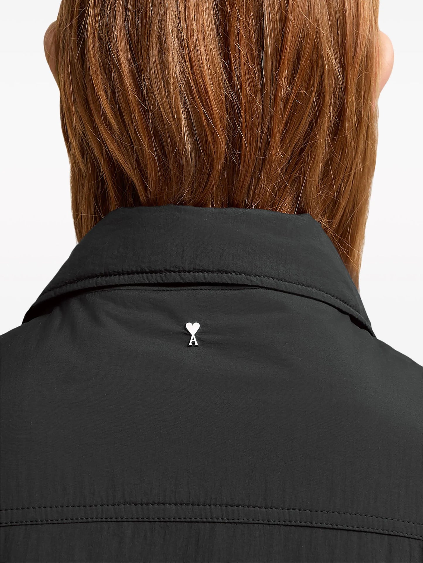logo-plaque trucker jacket