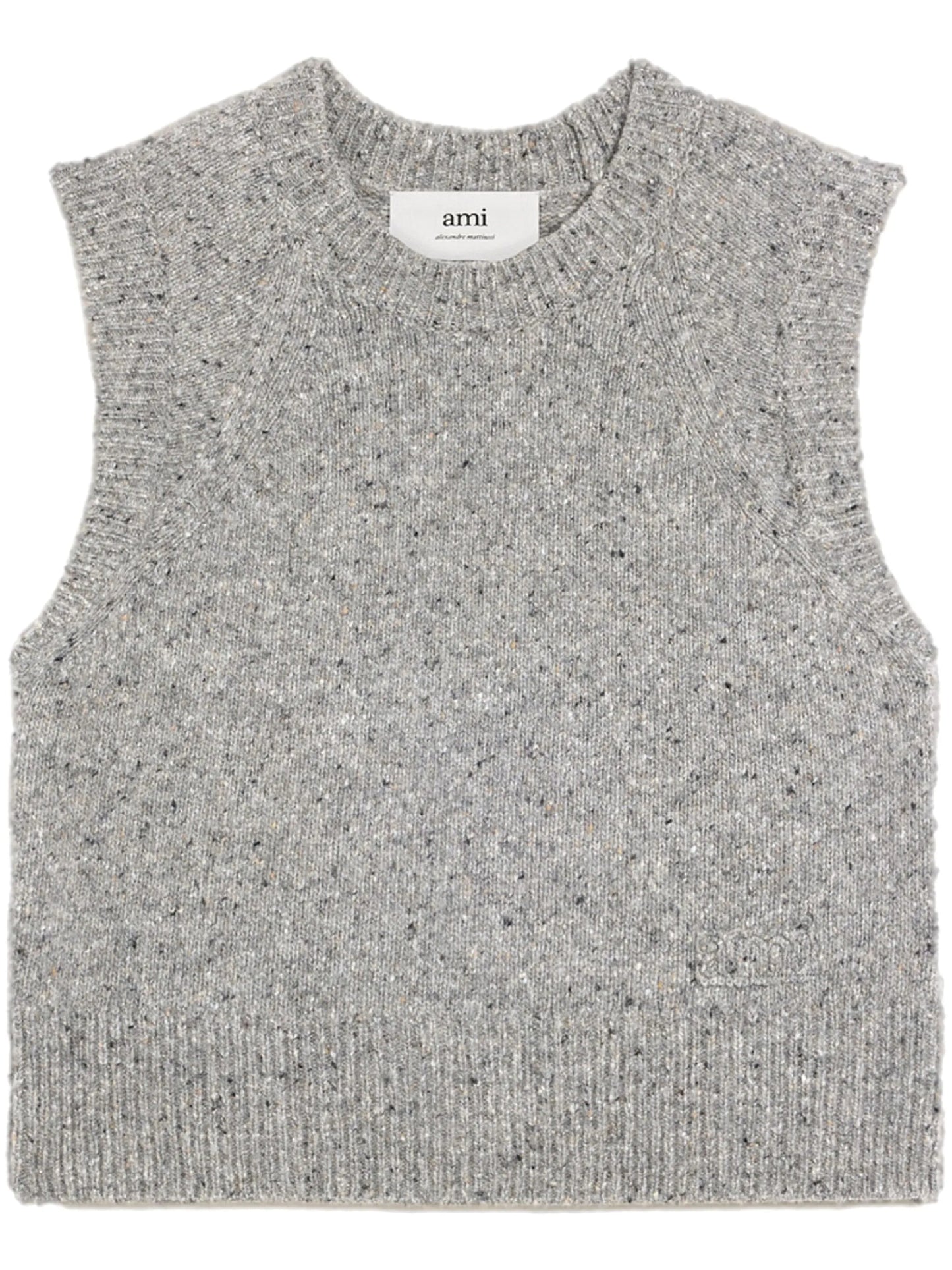 knitted sleeveless jumper