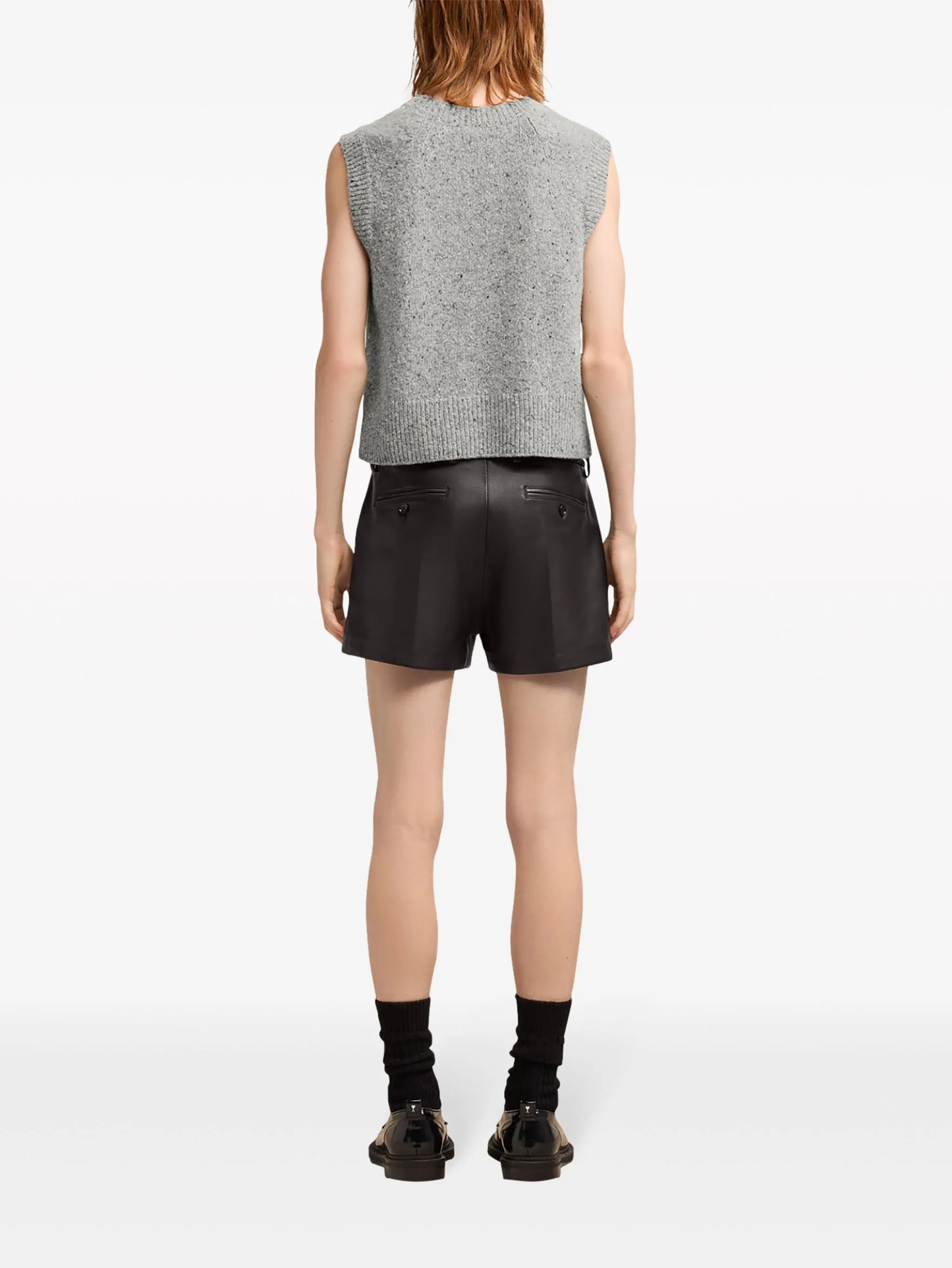knitted sleeveless jumper