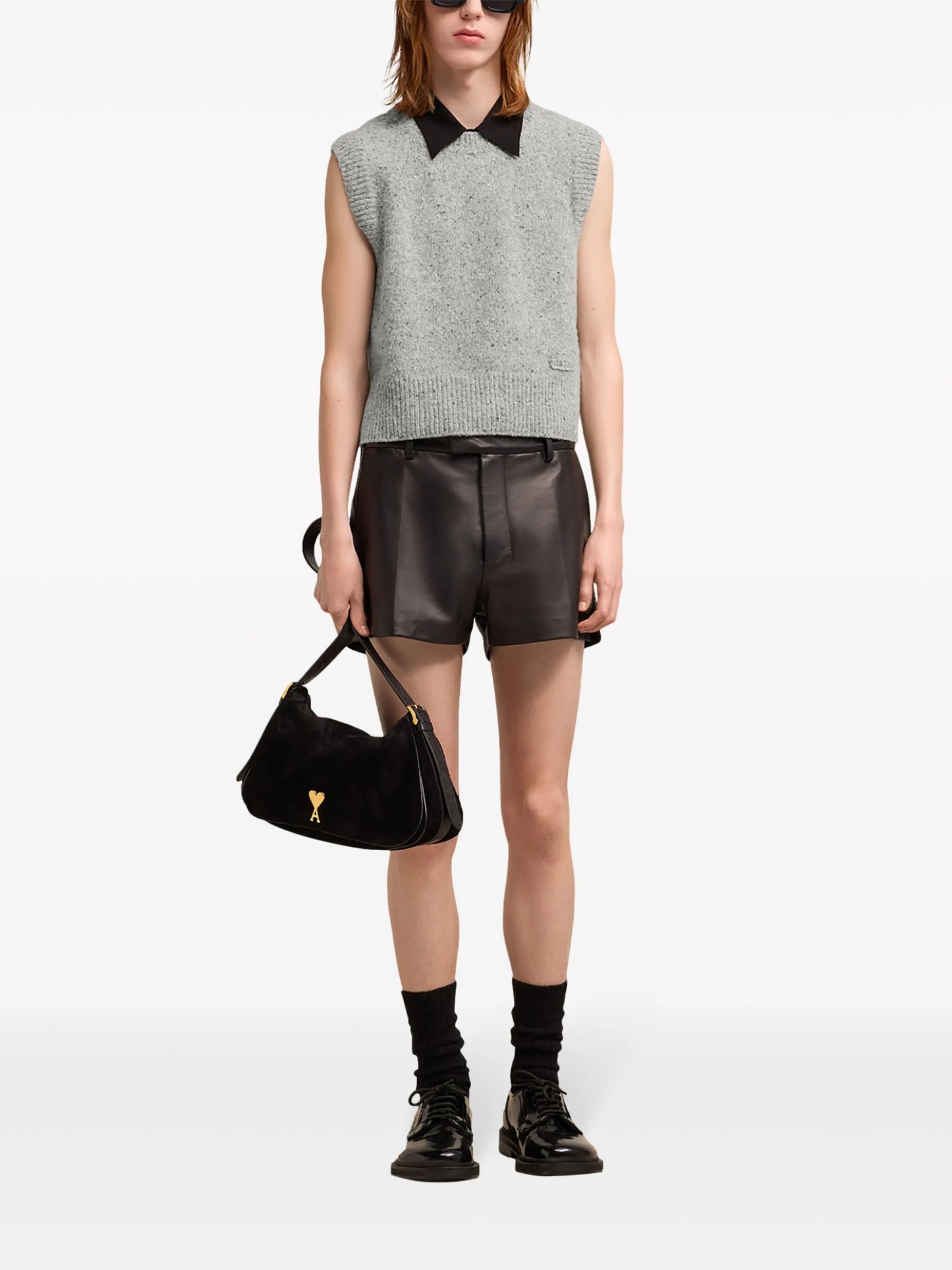 knitted sleeveless jumper