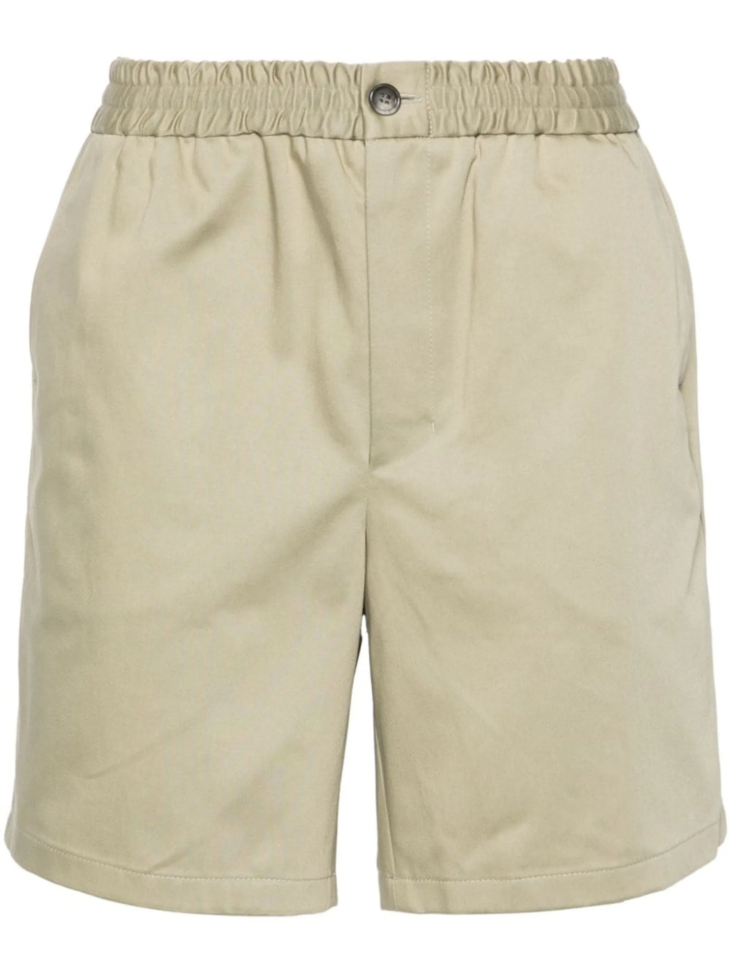 elasticated-waistband chino shorts