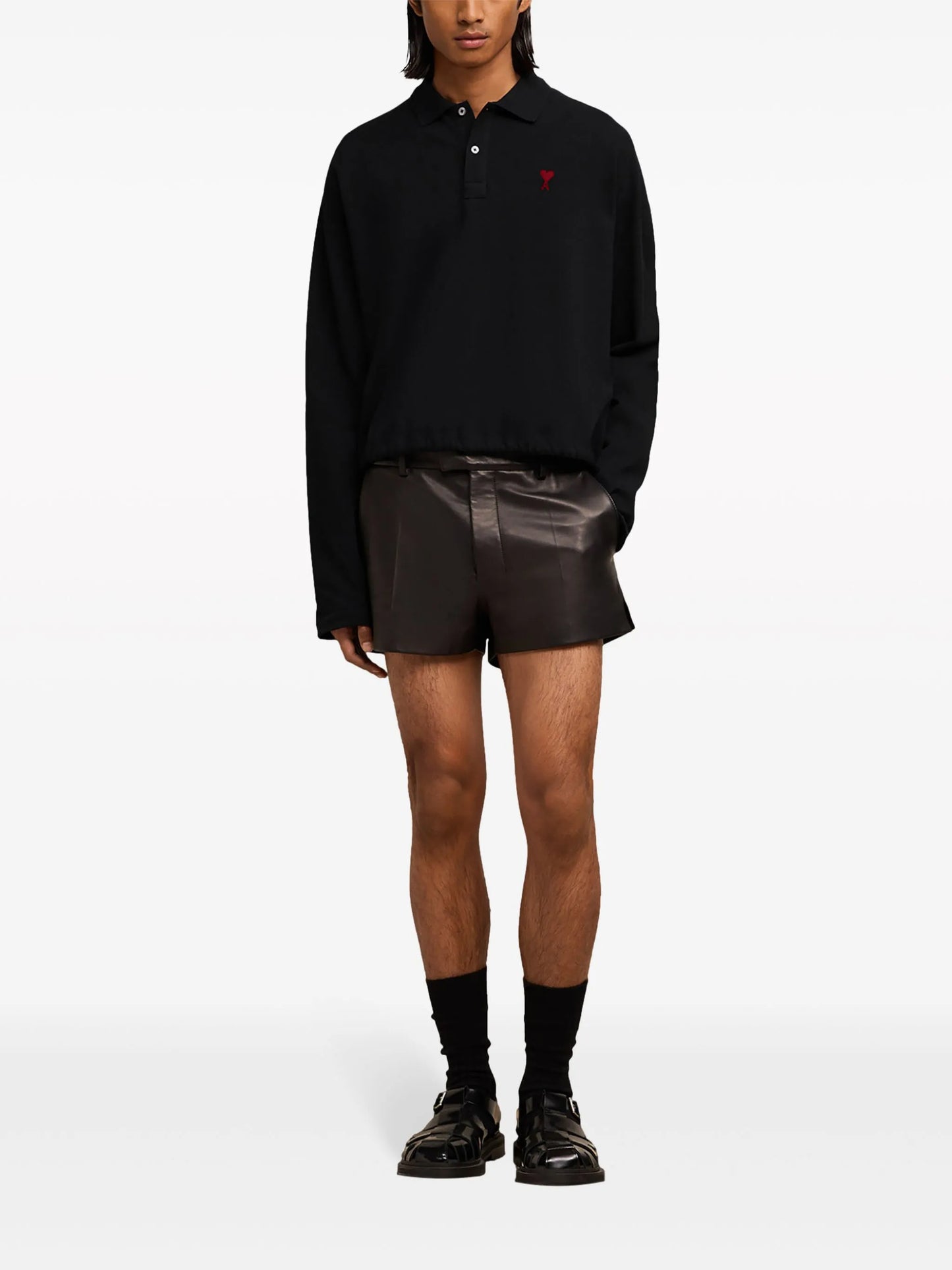 Ami de Coeur-embroidery polo shirt