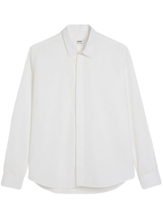 Ami-de-Coeur-motif cotton shirt