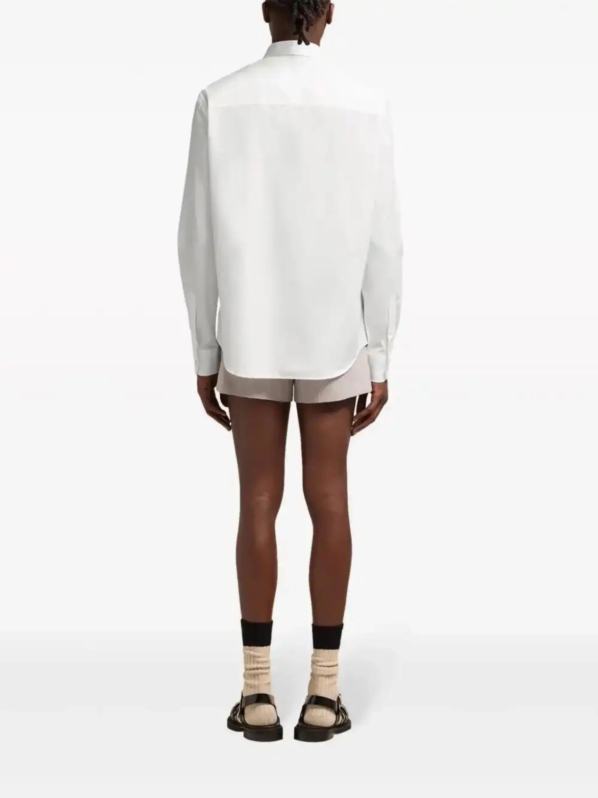 Ami-de-Coeur-motif cotton shirt