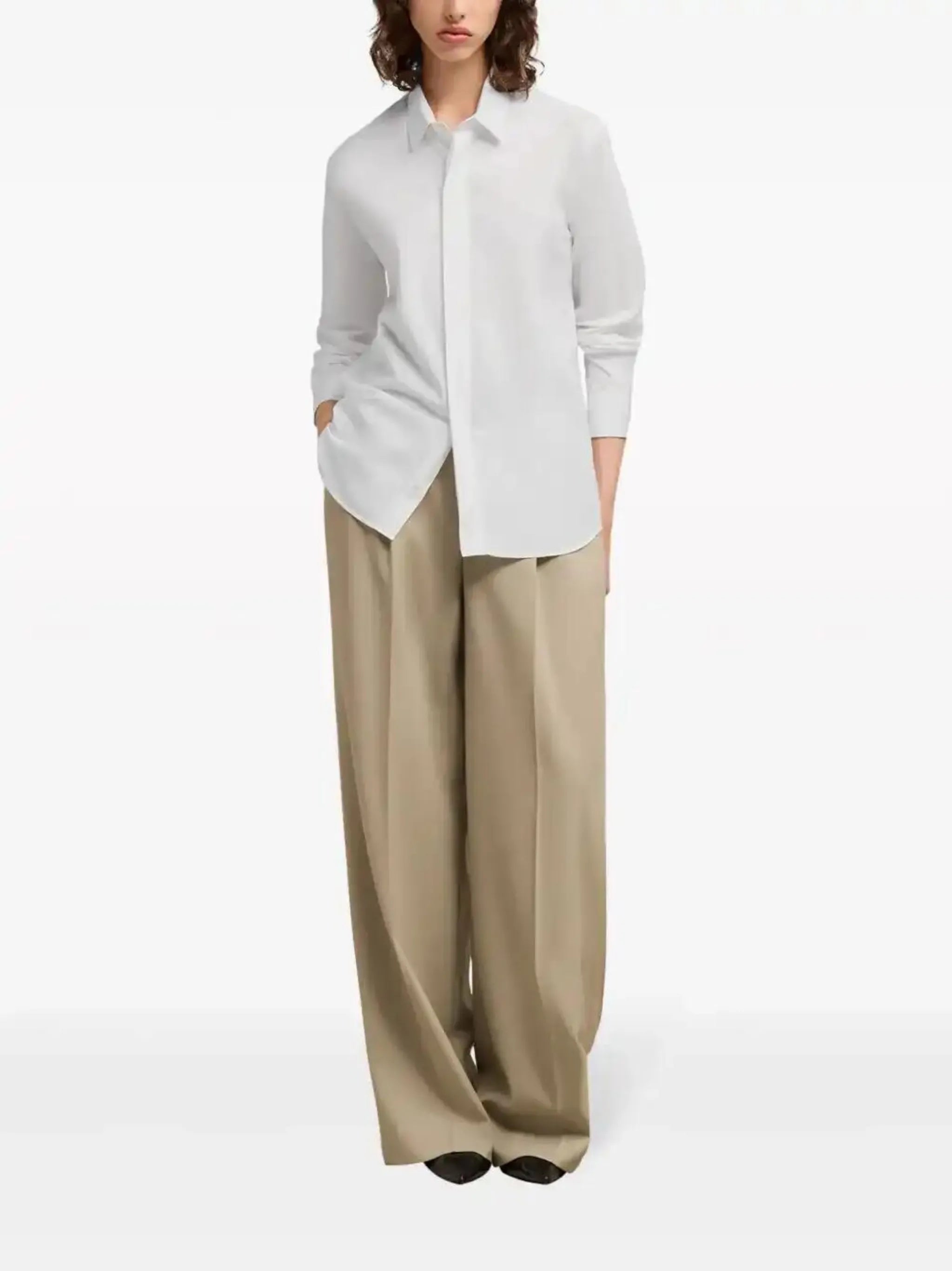 Ami-de-Coeur-motif cotton shirt