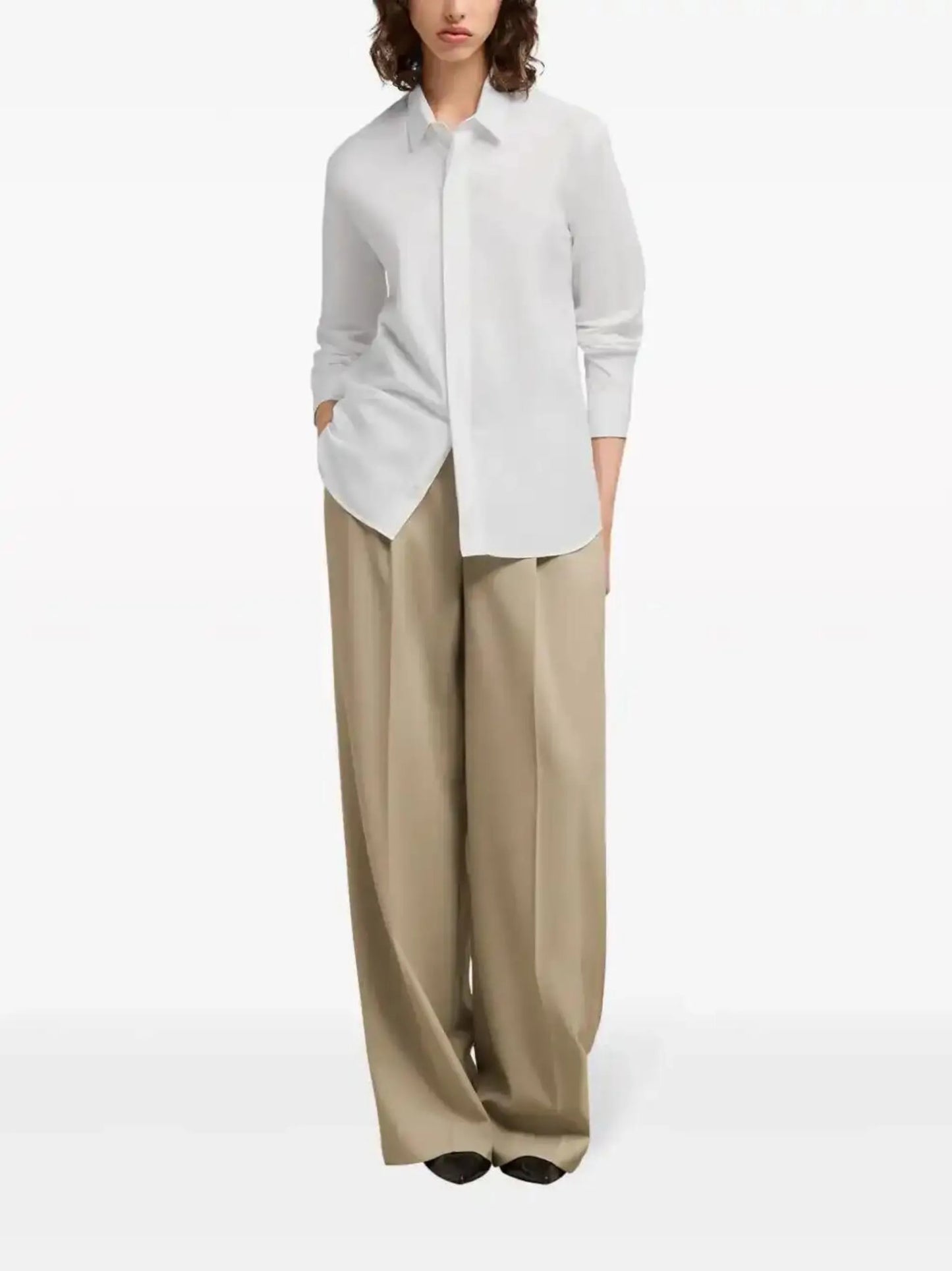 Ami-de-Coeur-motif cotton shirt