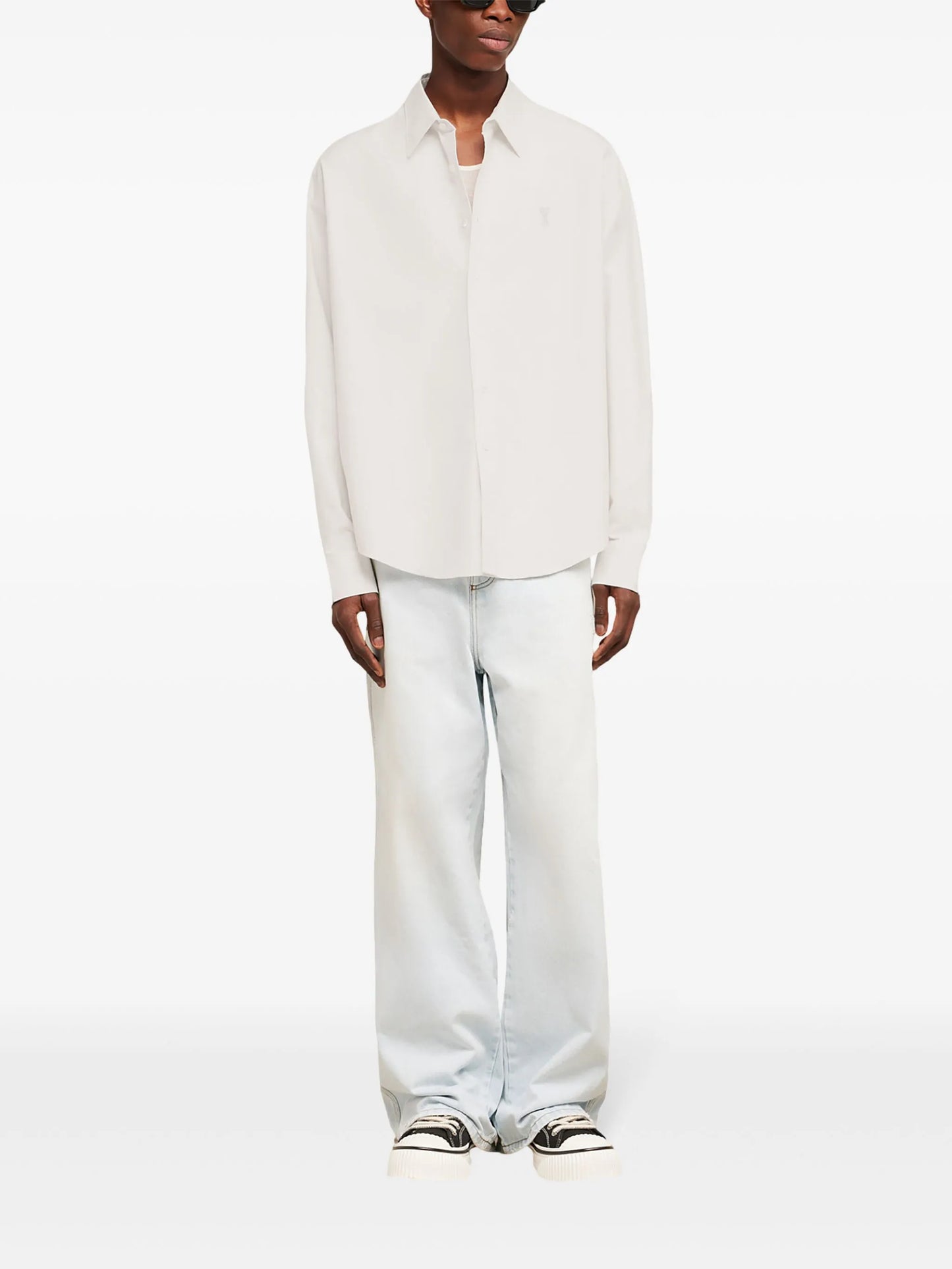 Ami de Coeur-embroidered shirt