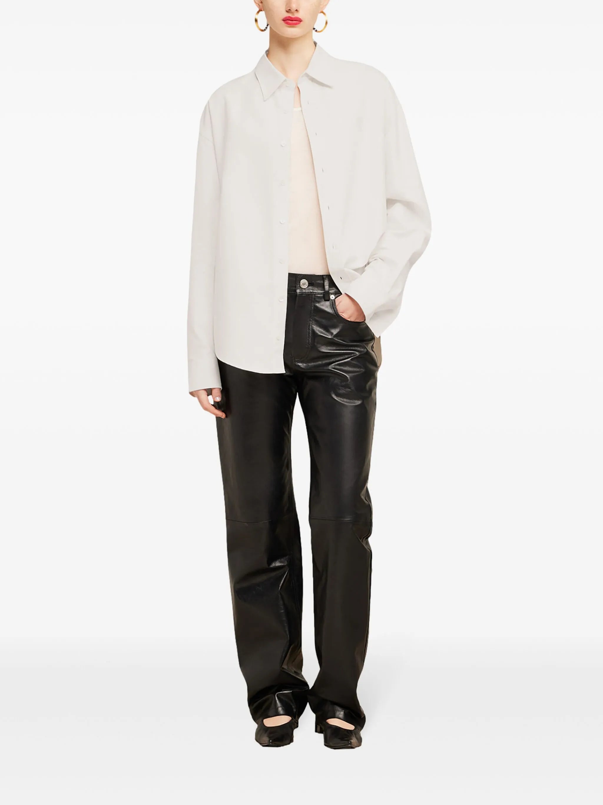 Ami de Coeur-embroidered shirt