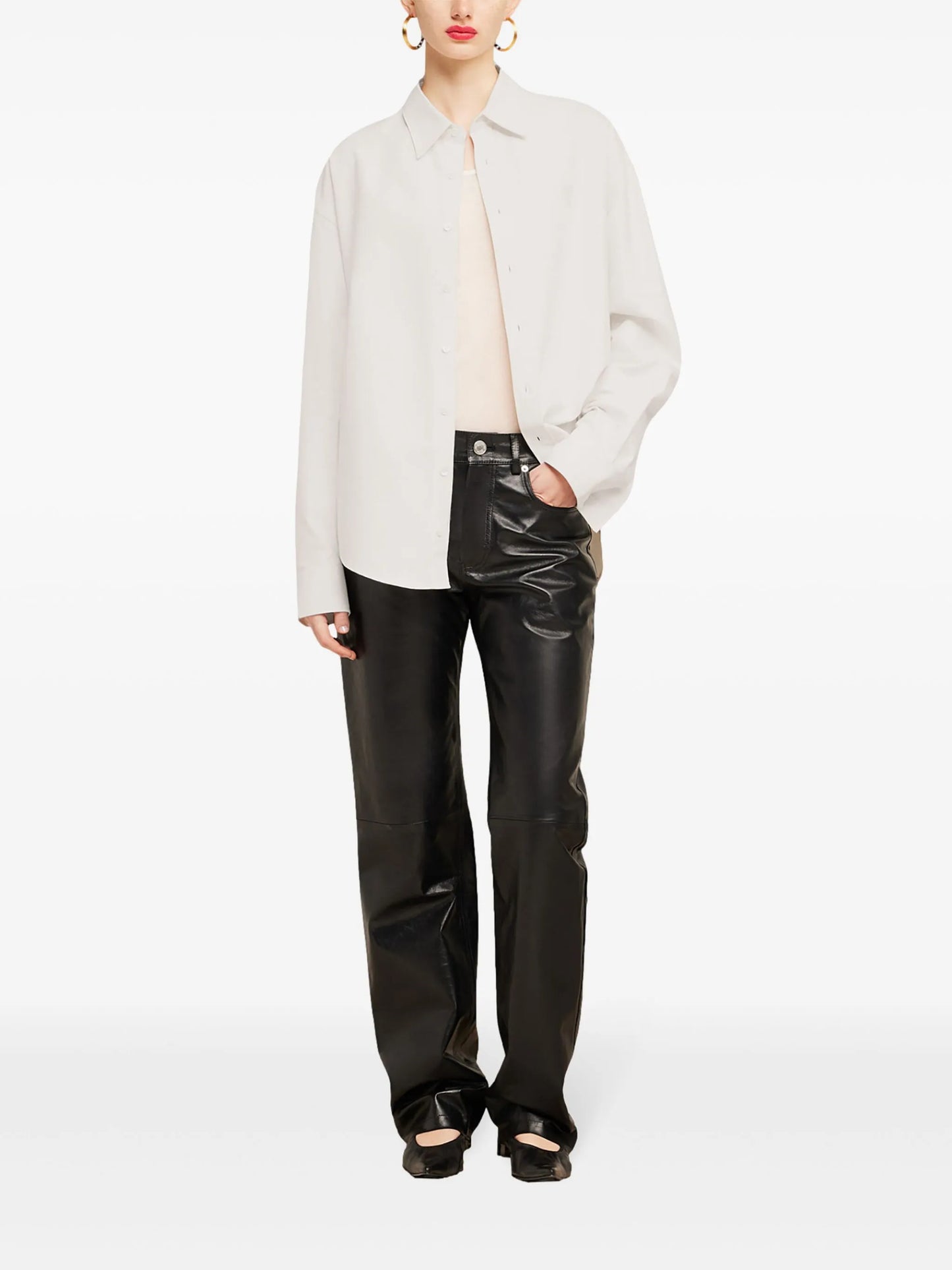 Ami de Coeur-embroidered shirt