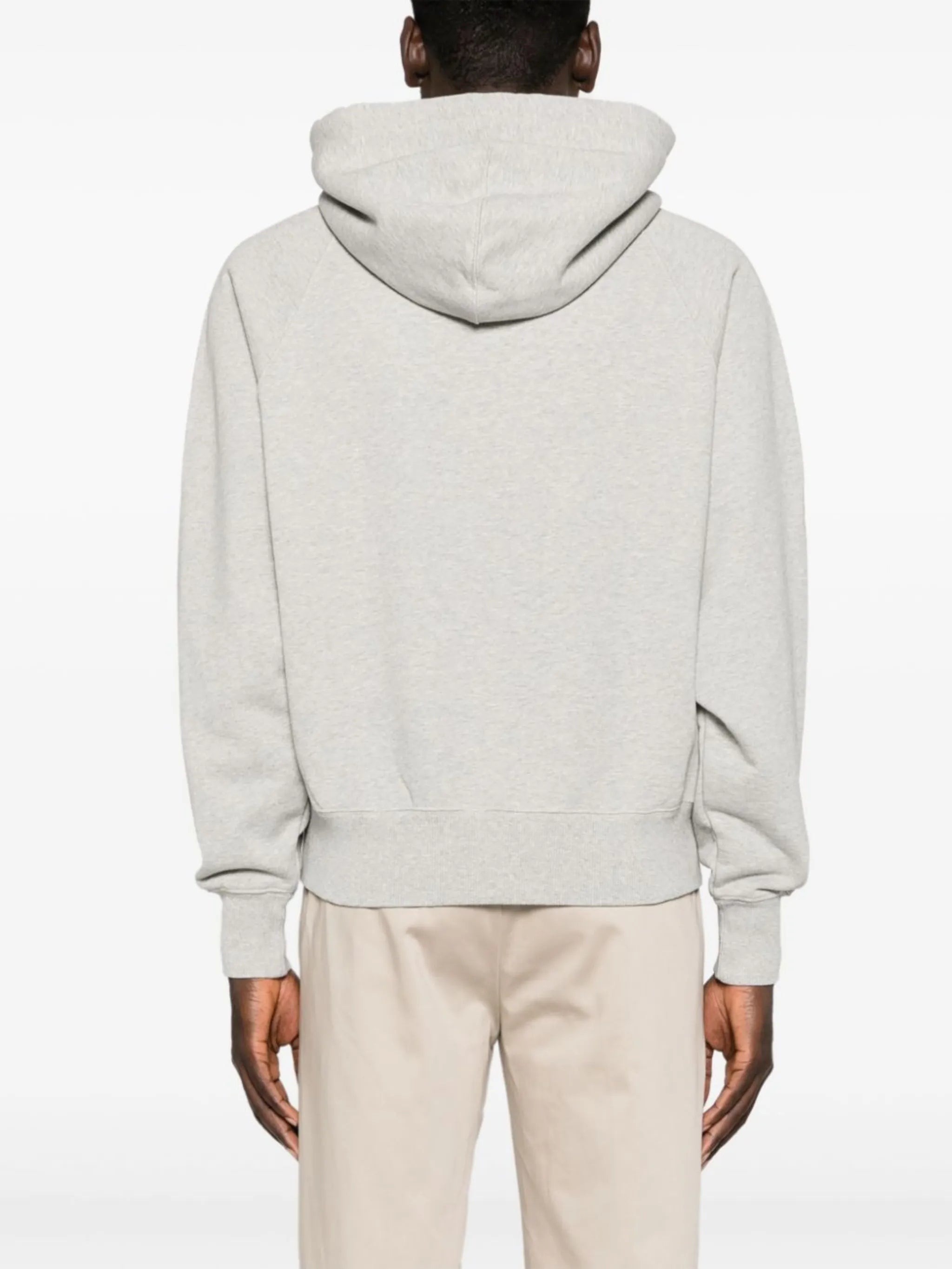 Ami de Coeur-embroidered cotton hoodie