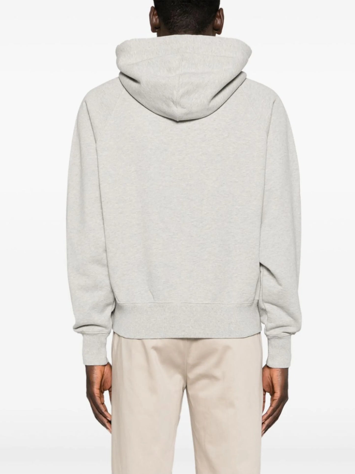 Ami de Coeur-embroidered cotton hoodie