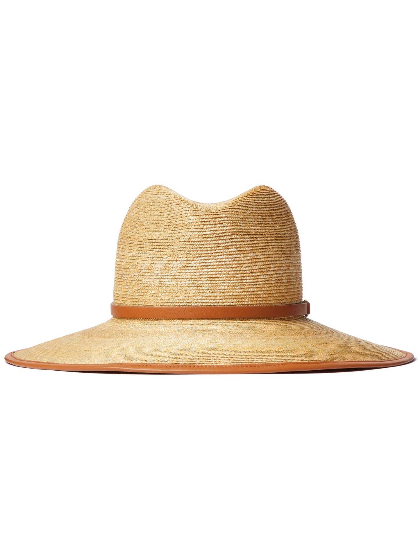 VLogo Signature straw fedora hat