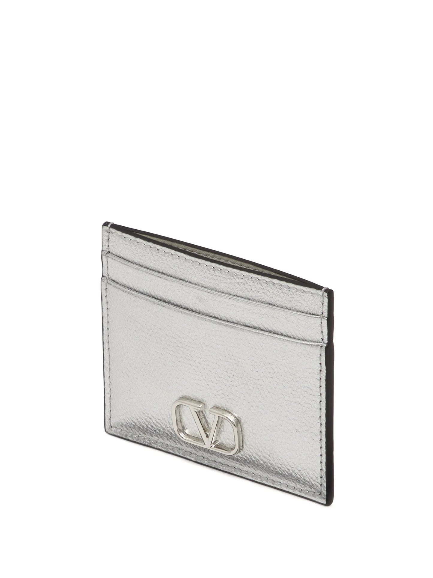 VLogo Signature metallic card holder