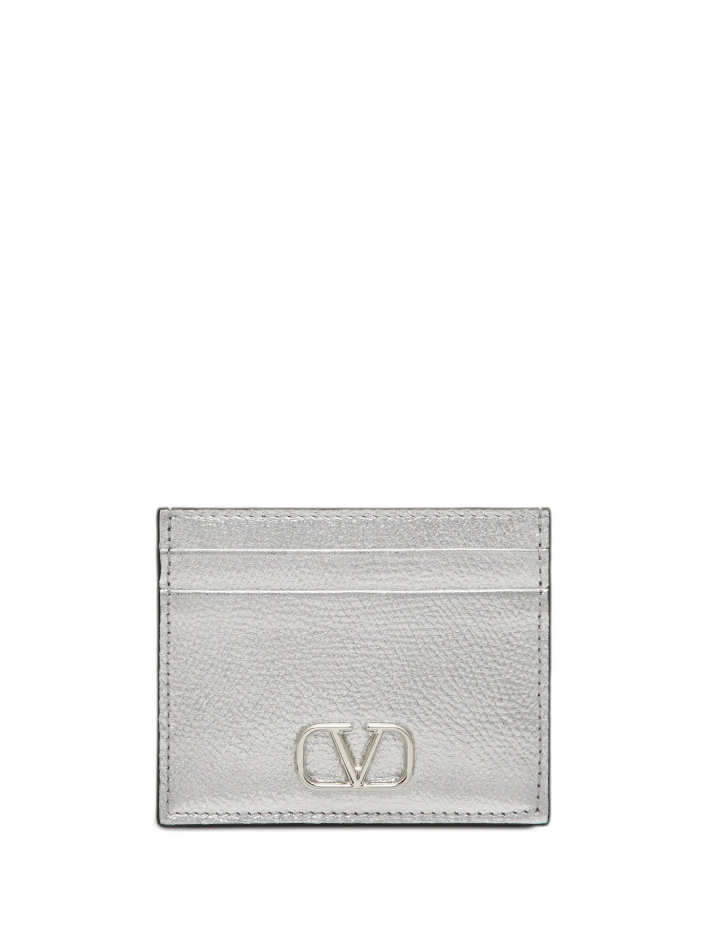 VLogo Signature metallic card holder