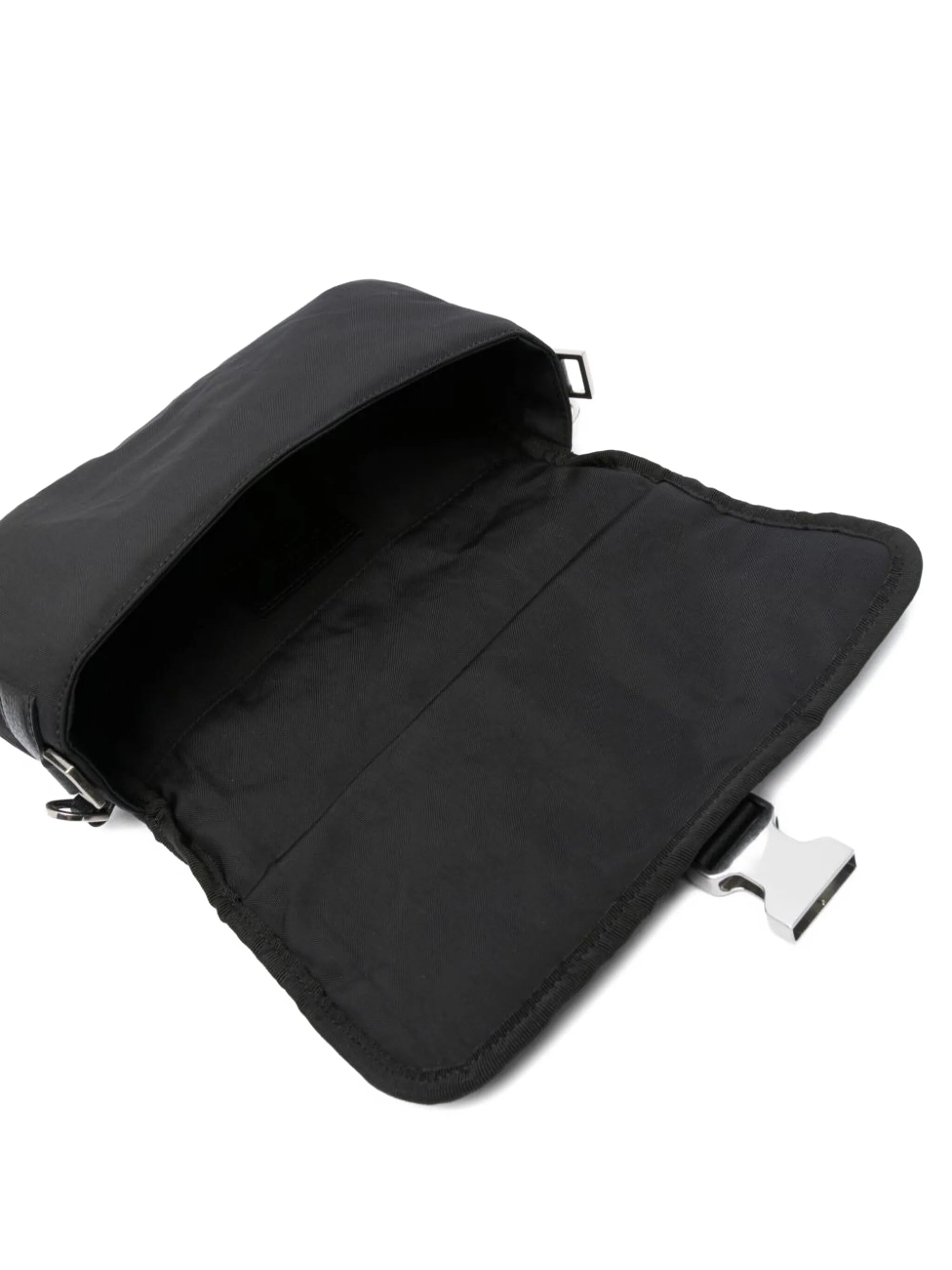 monogram-debossed shoulder bag