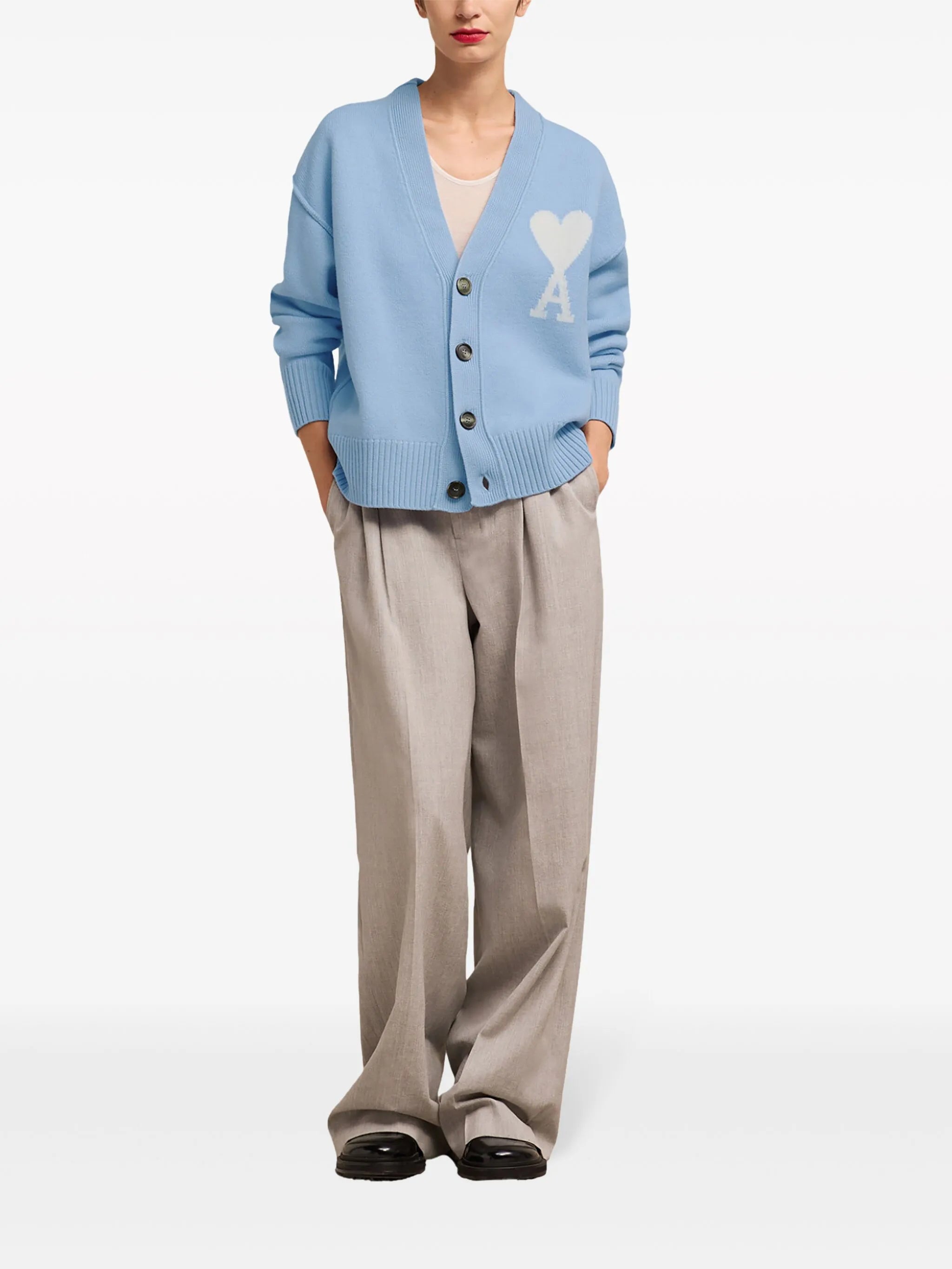 Ami de Coeur wool cardigan