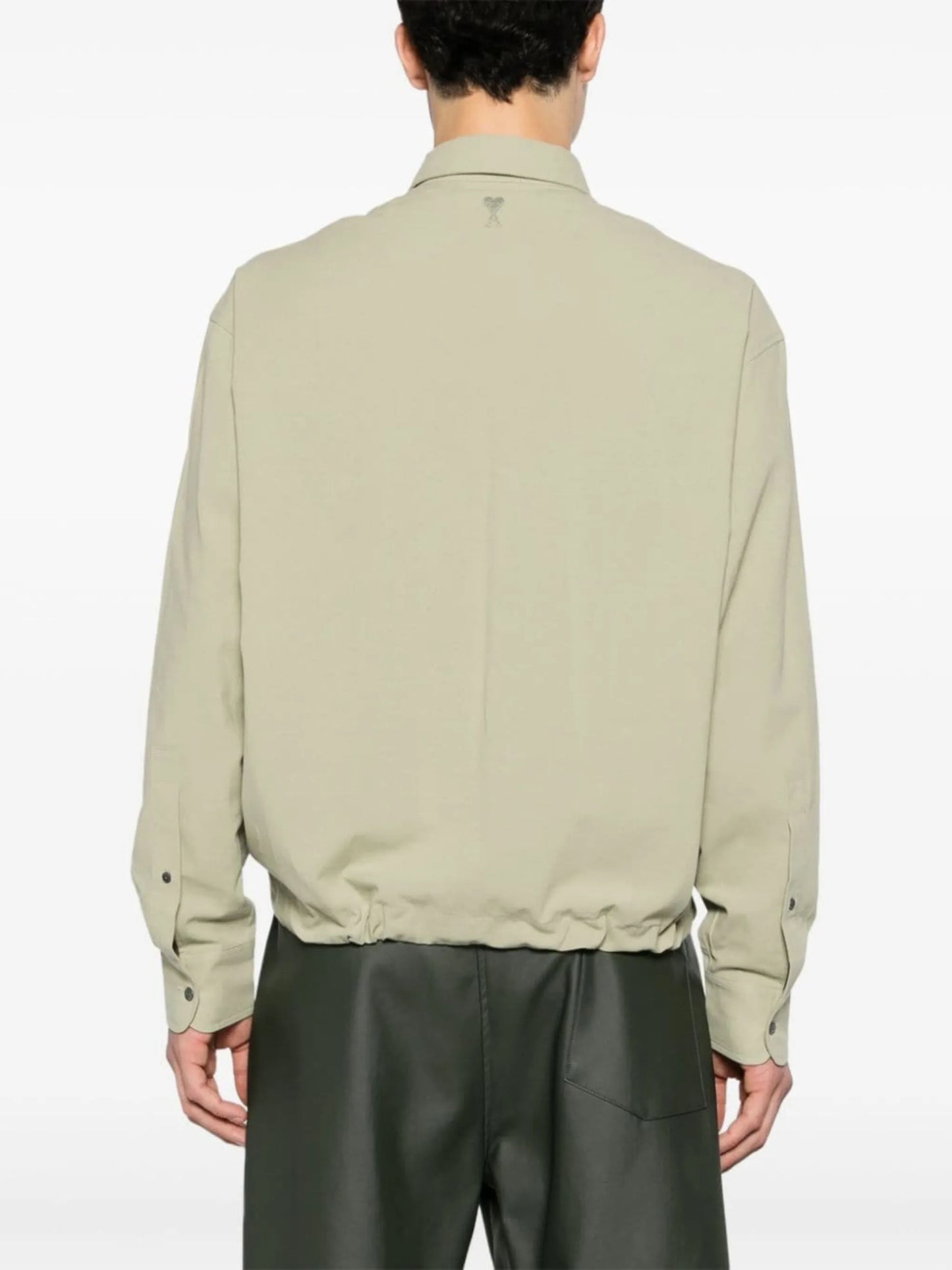 classic-collar cotton shirt