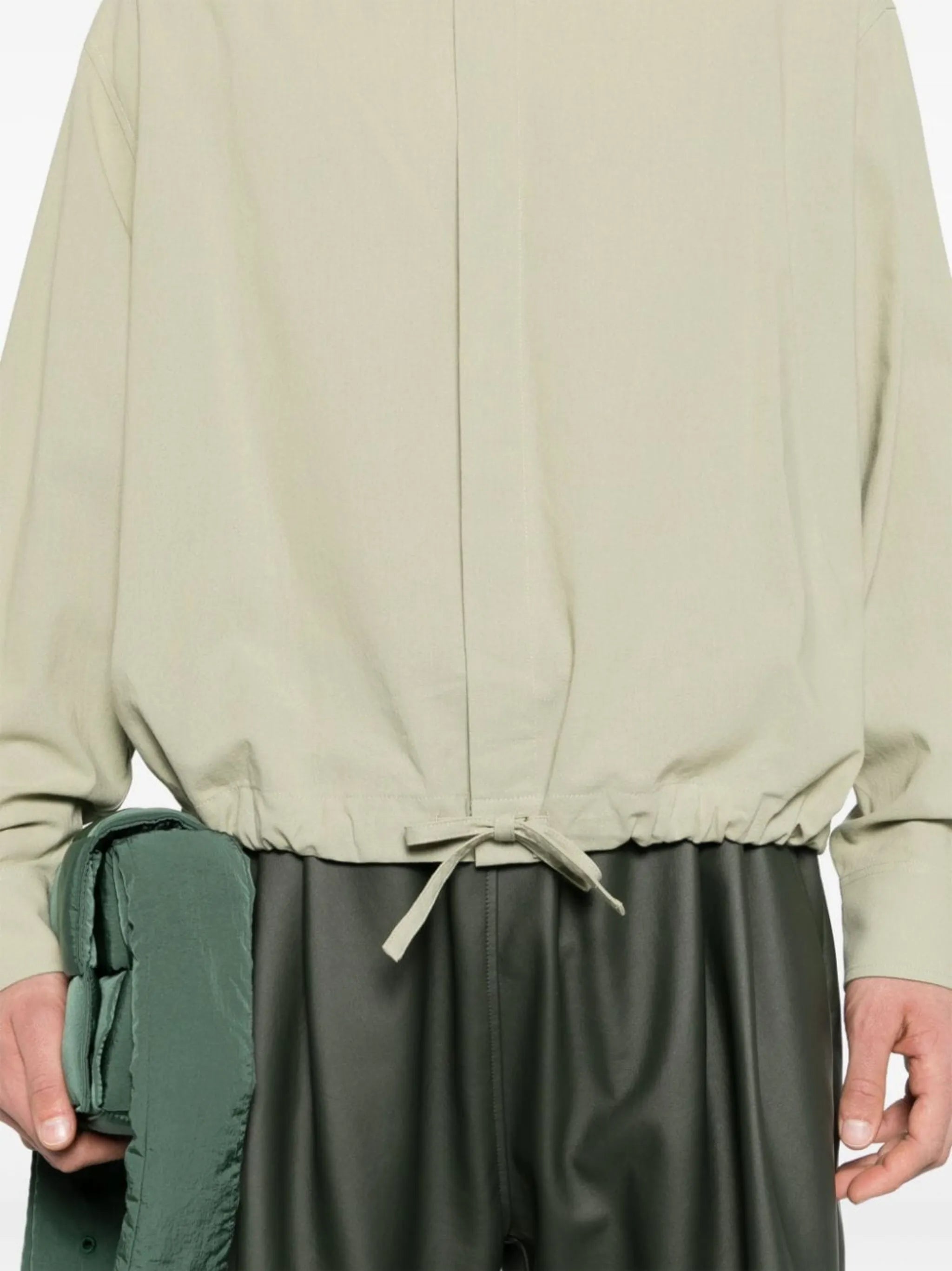 classic-collar cotton shirt
