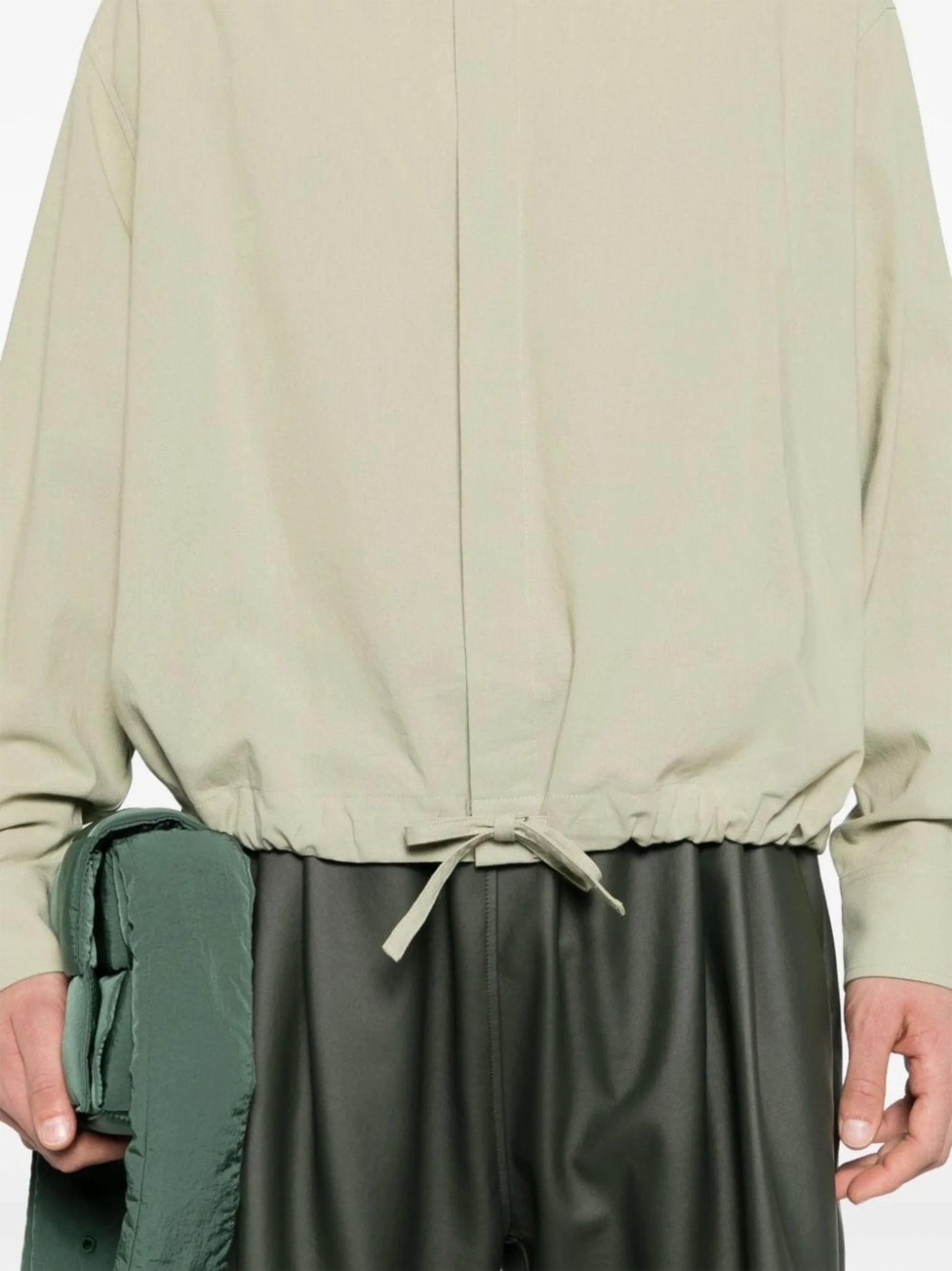 classic-collar cotton shirt