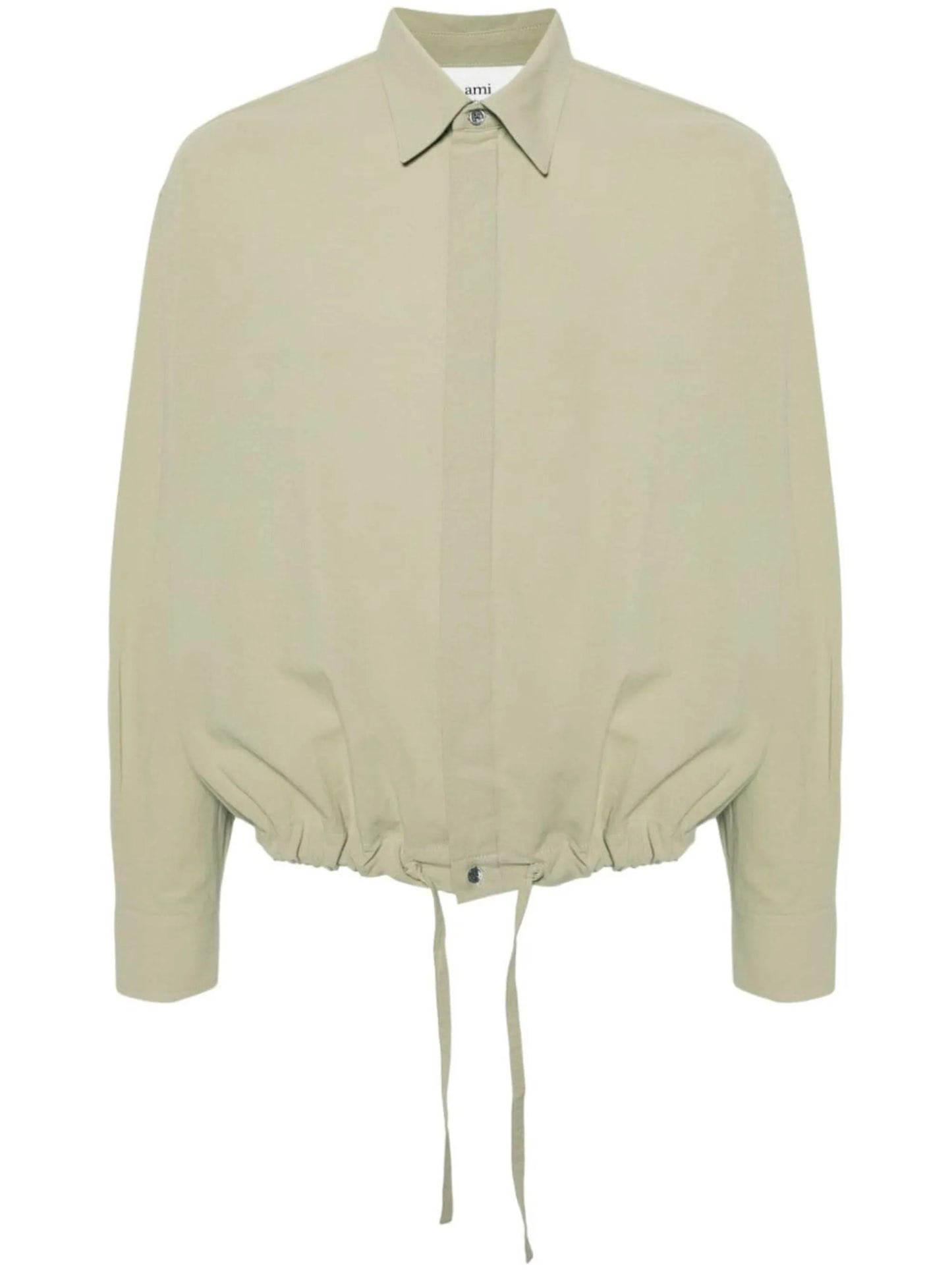 classic-collar cotton shirt