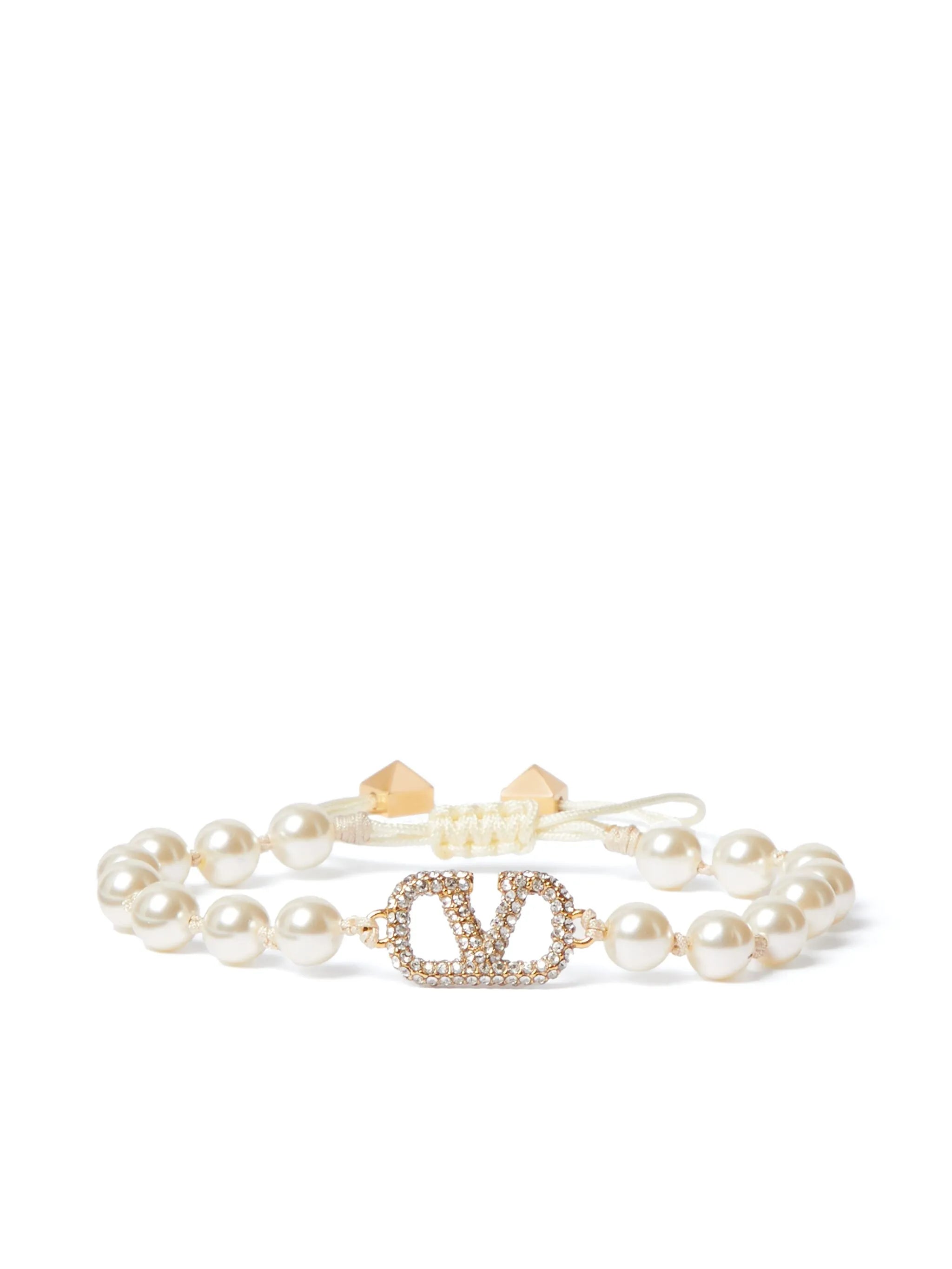 VLogo Signature faux-pearl bracelet